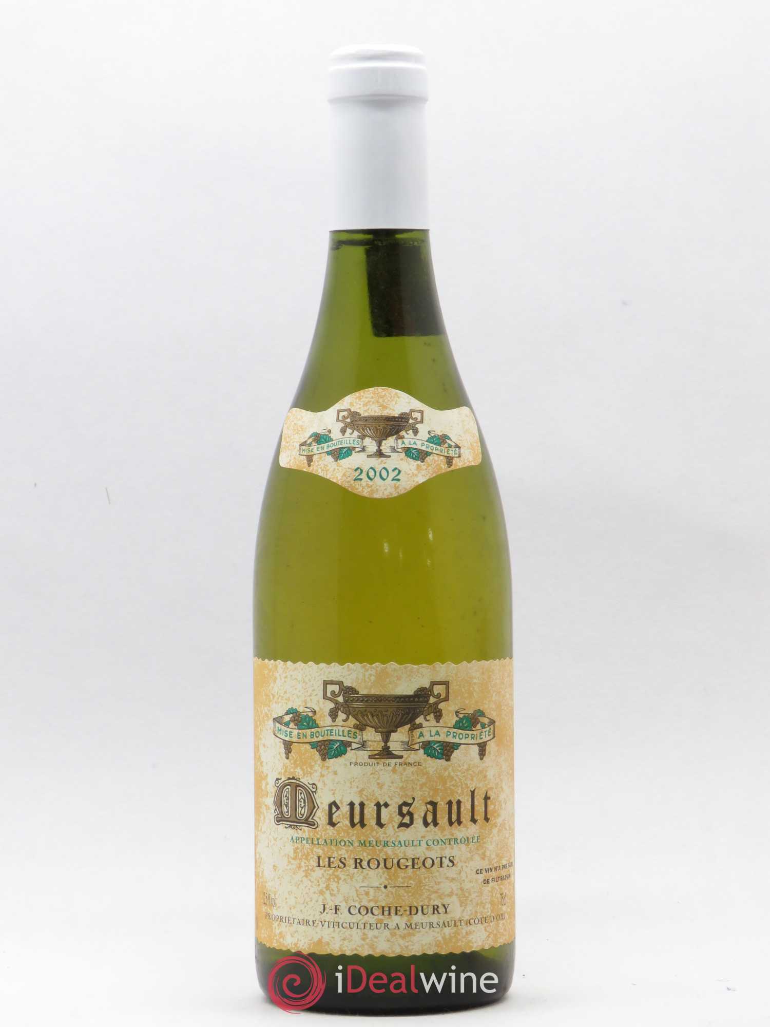 Meursault Les Rougeots Coche Dury (Domaine) 2002 - Lot de 1 bouteille - 0