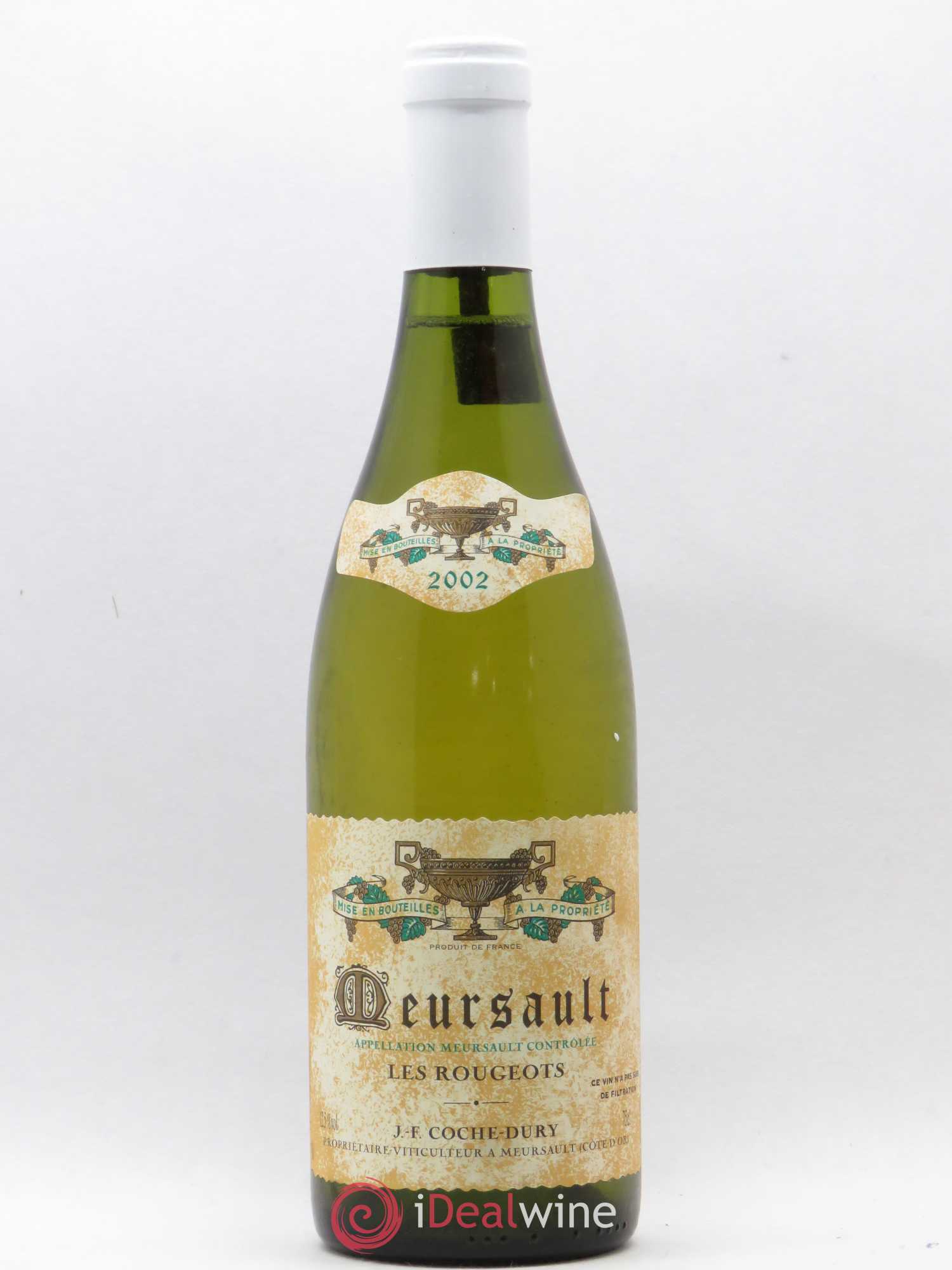 Meursault Les Rougeots Coche Dury (Domaine) 2002 - Lot de 1 bouteille - 0