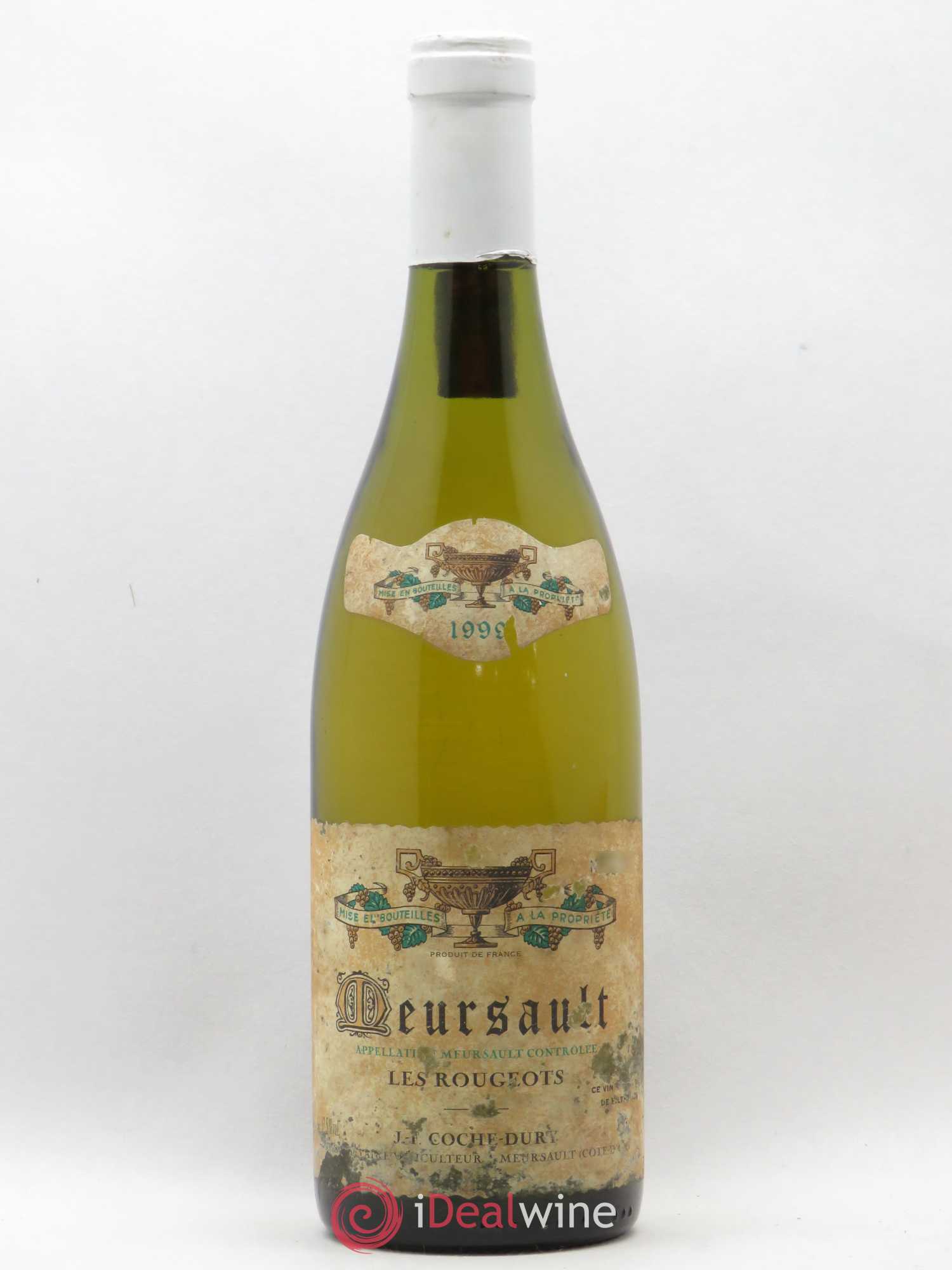 Meursault Les Rougeots Coche Dury (Domaine) 1999 - Lot de 1 bouteille - 0