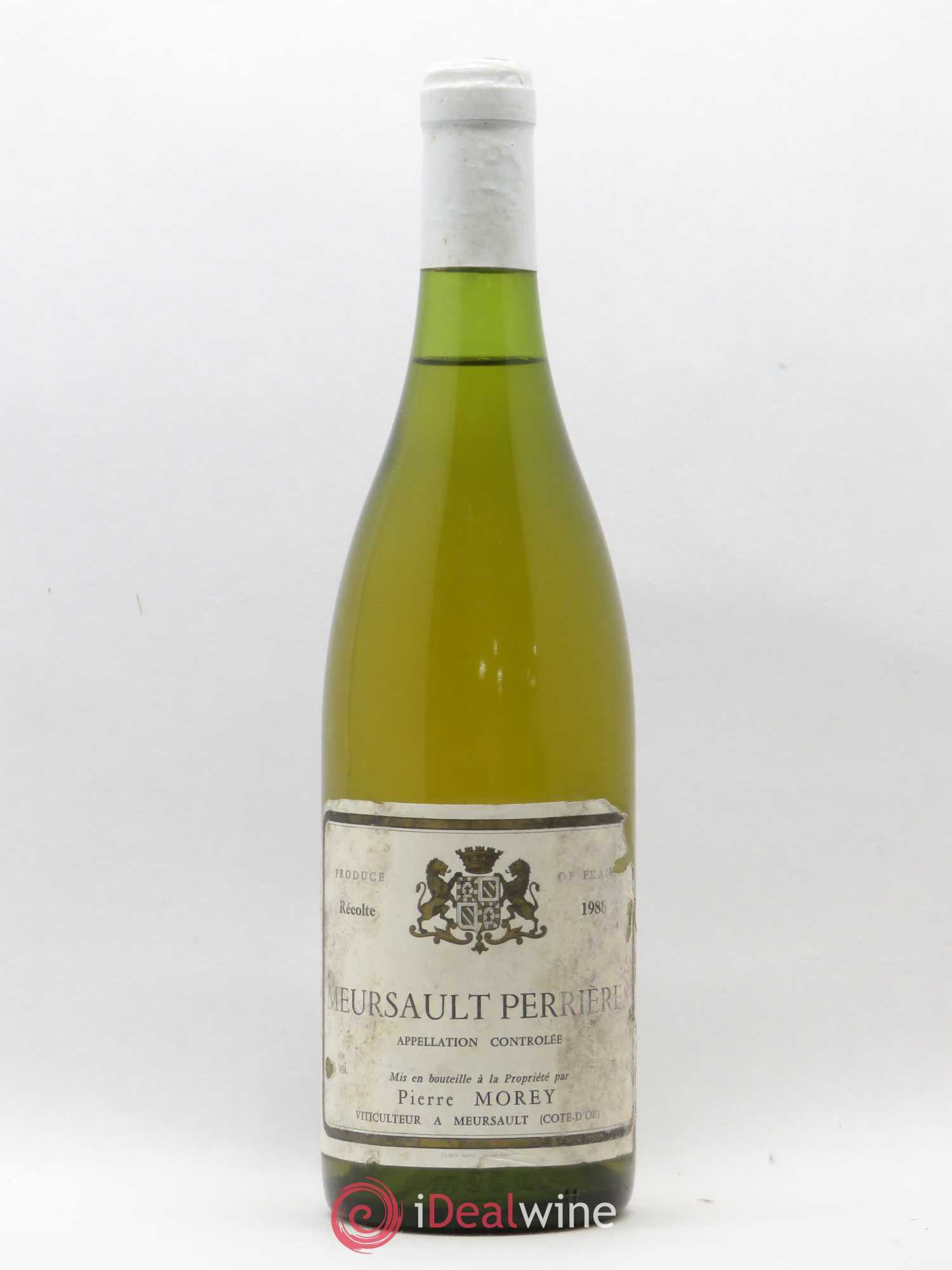 Meursault 1er Cru Perrières Pierre Morey (Domaine) 1988 - Lot de 1 bouteille - 0