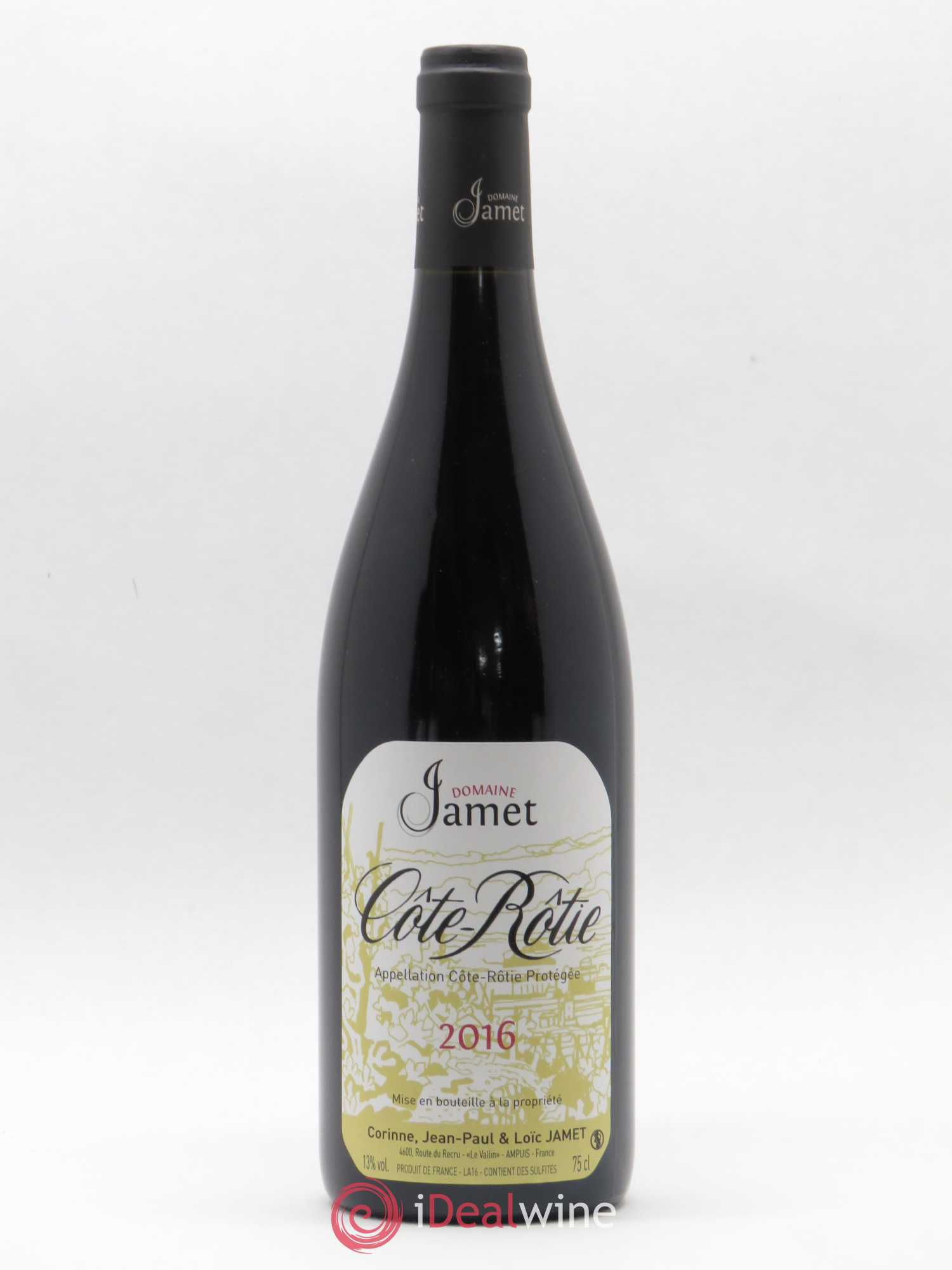 Côte-Rôtie Jamet (Domaine) 2016 - Lot de 1 bouteille - 0