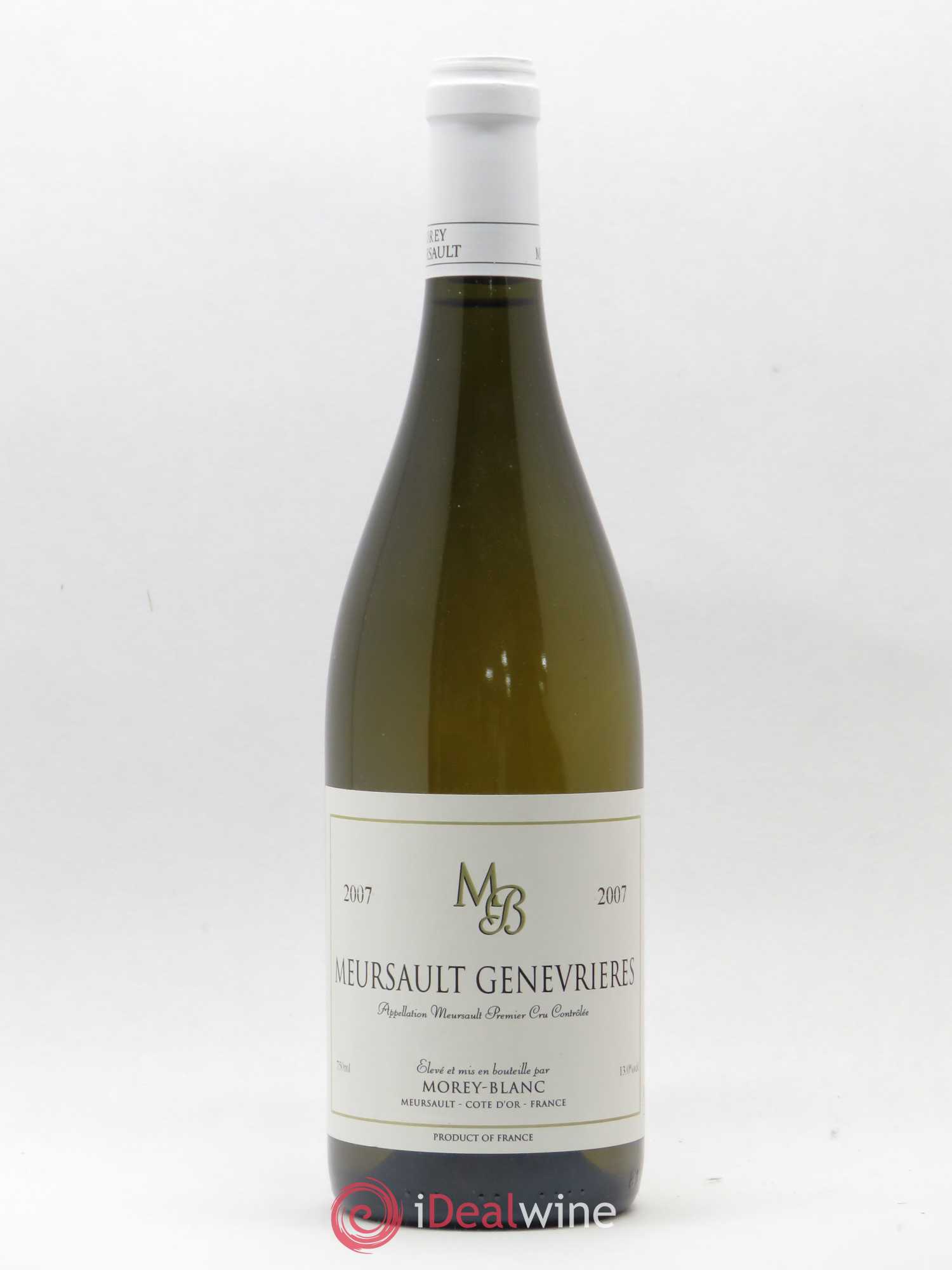 Meursault 1er Cru Genevrières Domaine Morey Blanc 2007 - Posten von 1 Flasche - 0