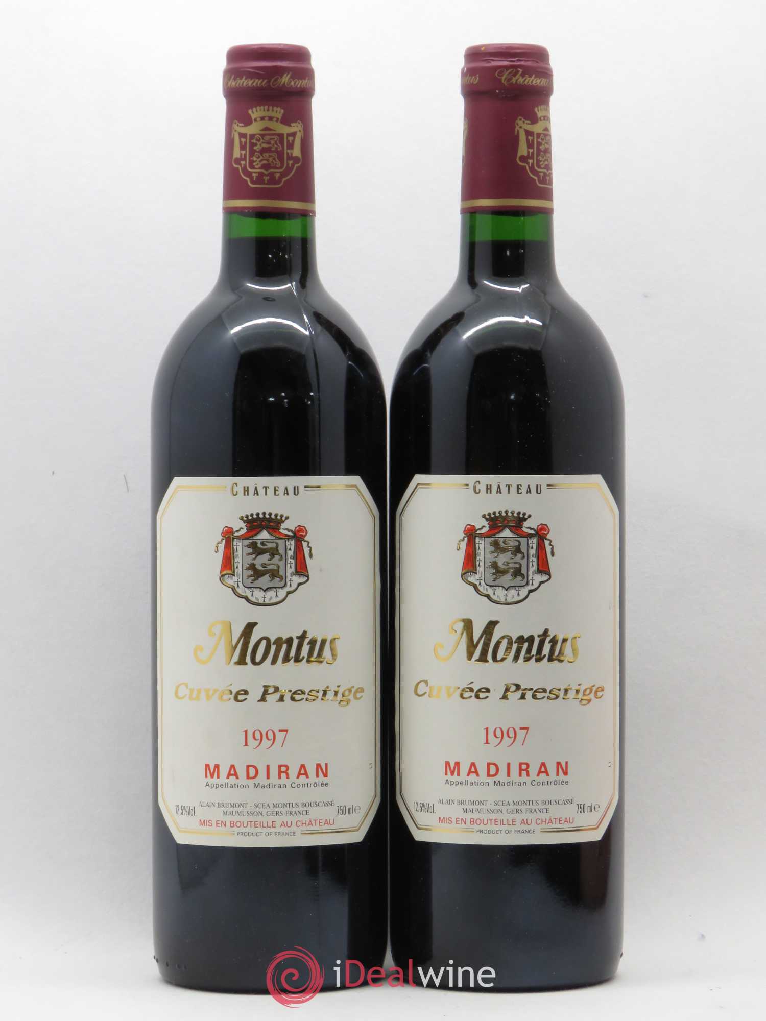 Madiran Château Montus-Prestige Alain Brumont 1997 - Lot de 2 bouteilles - 0