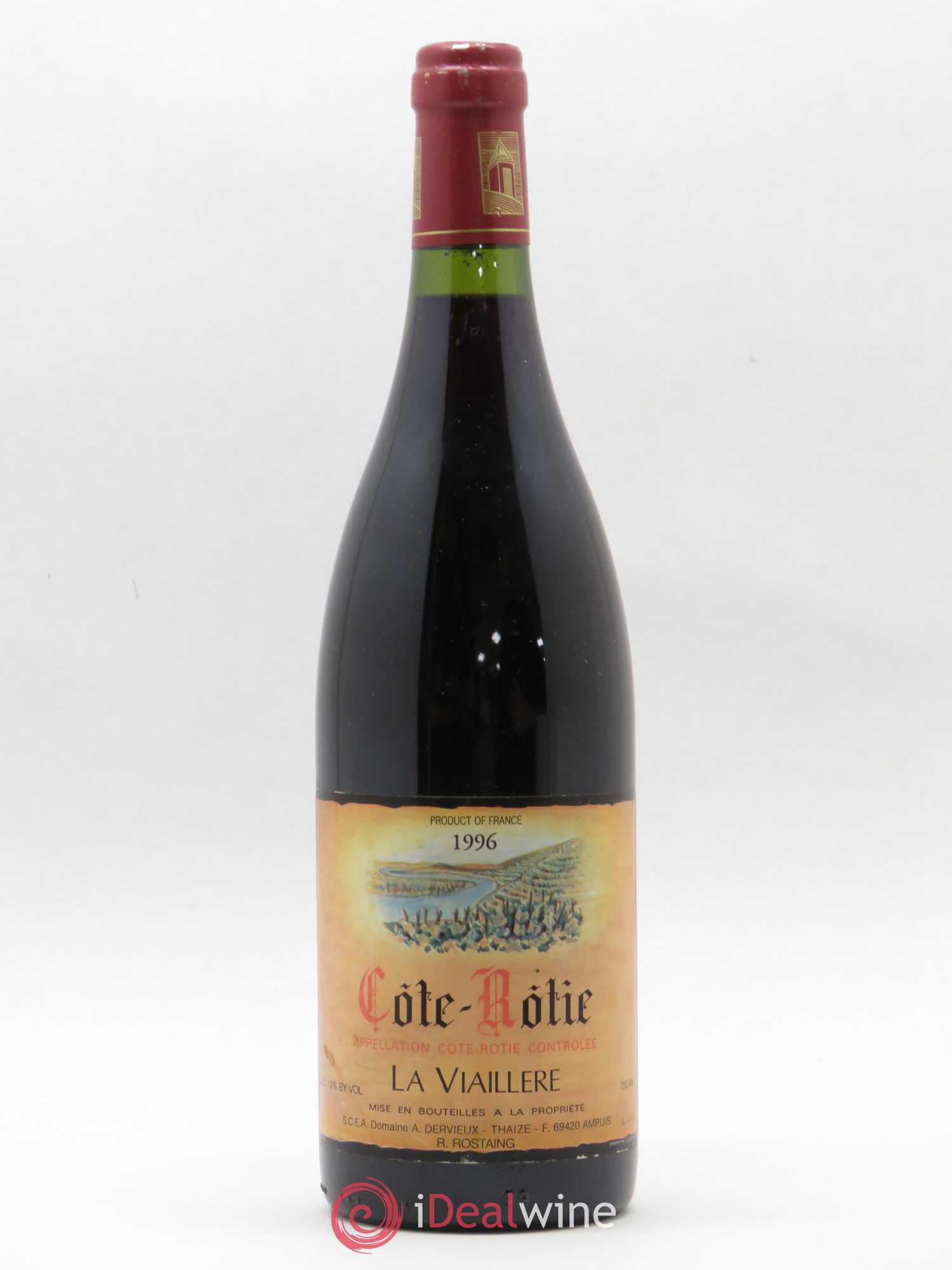 Côte-Rôtie La Viaillere Dervieux Thaize 1996 - Lot de 1 bouteille - 0