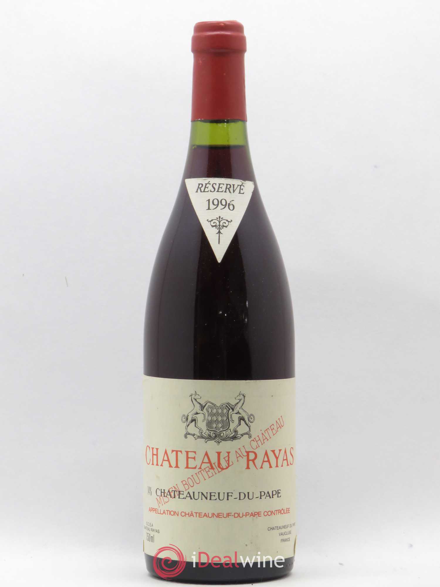 Châteauneuf-du-Pape Château Rayas Emmanuel Reynaud 1996 - Lot de 1 bouteille - 0