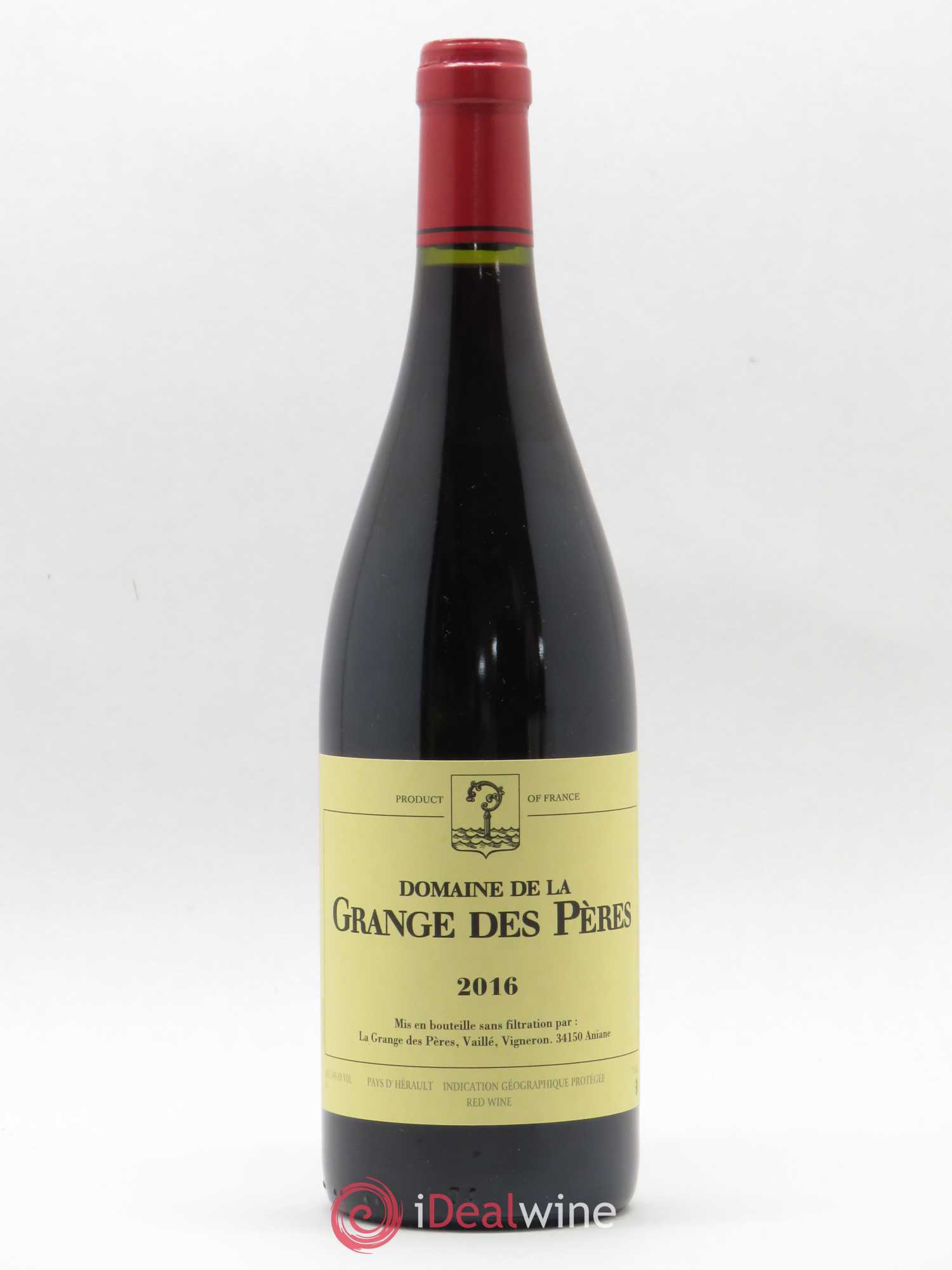 Pays d'Hérault Grange des Pères Laurent Vaillé 2016 - Lot de 1 bouteille - 0