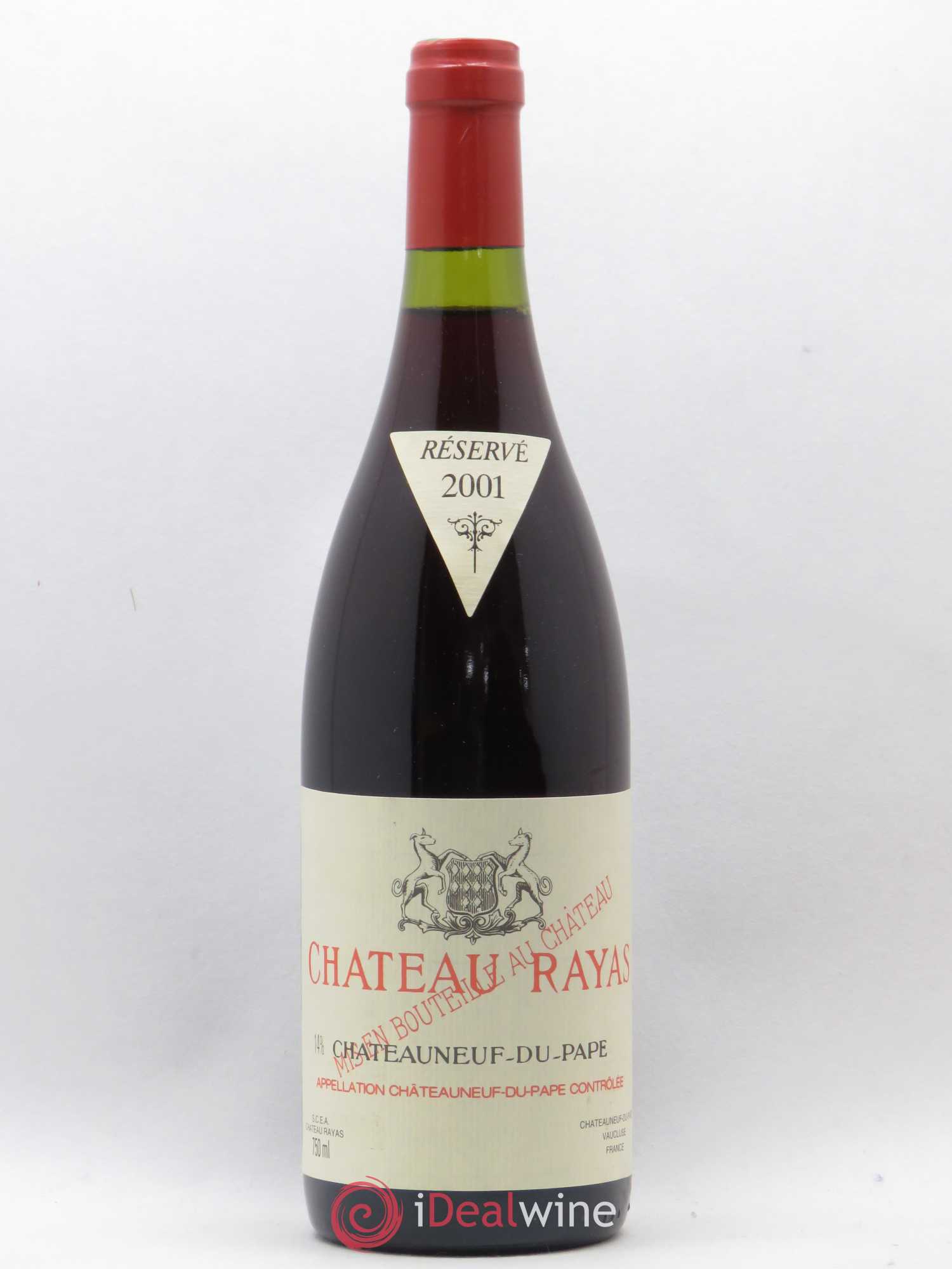 Châteauneuf-du-Pape Château Rayas Emmanuel Reynaud 2001 - Lot de 1 bouteille - 0