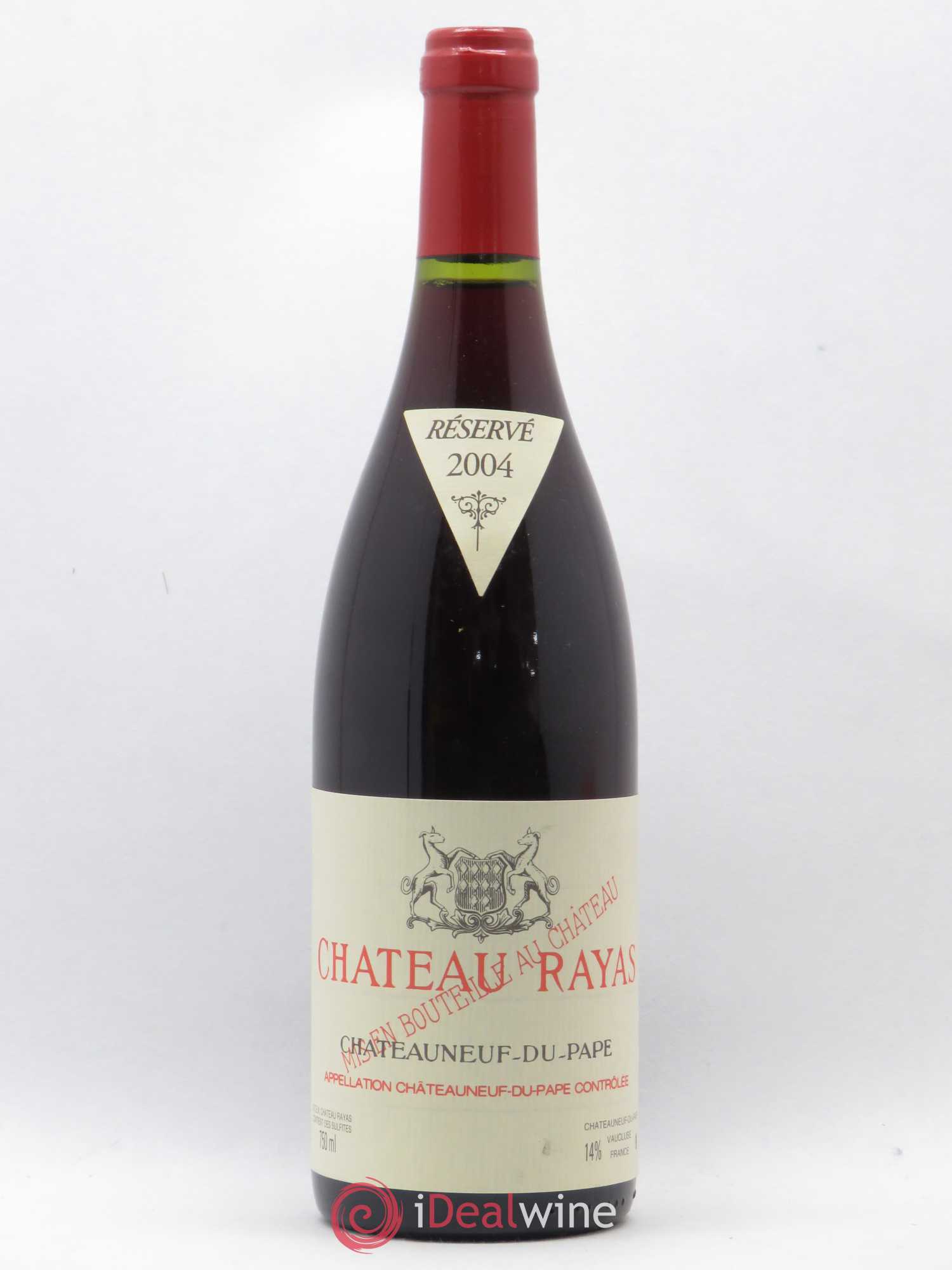 Châteauneuf-du-Pape Château Rayas Emmanuel Reynaud 2004 - Lot de 1 bouteille - 0