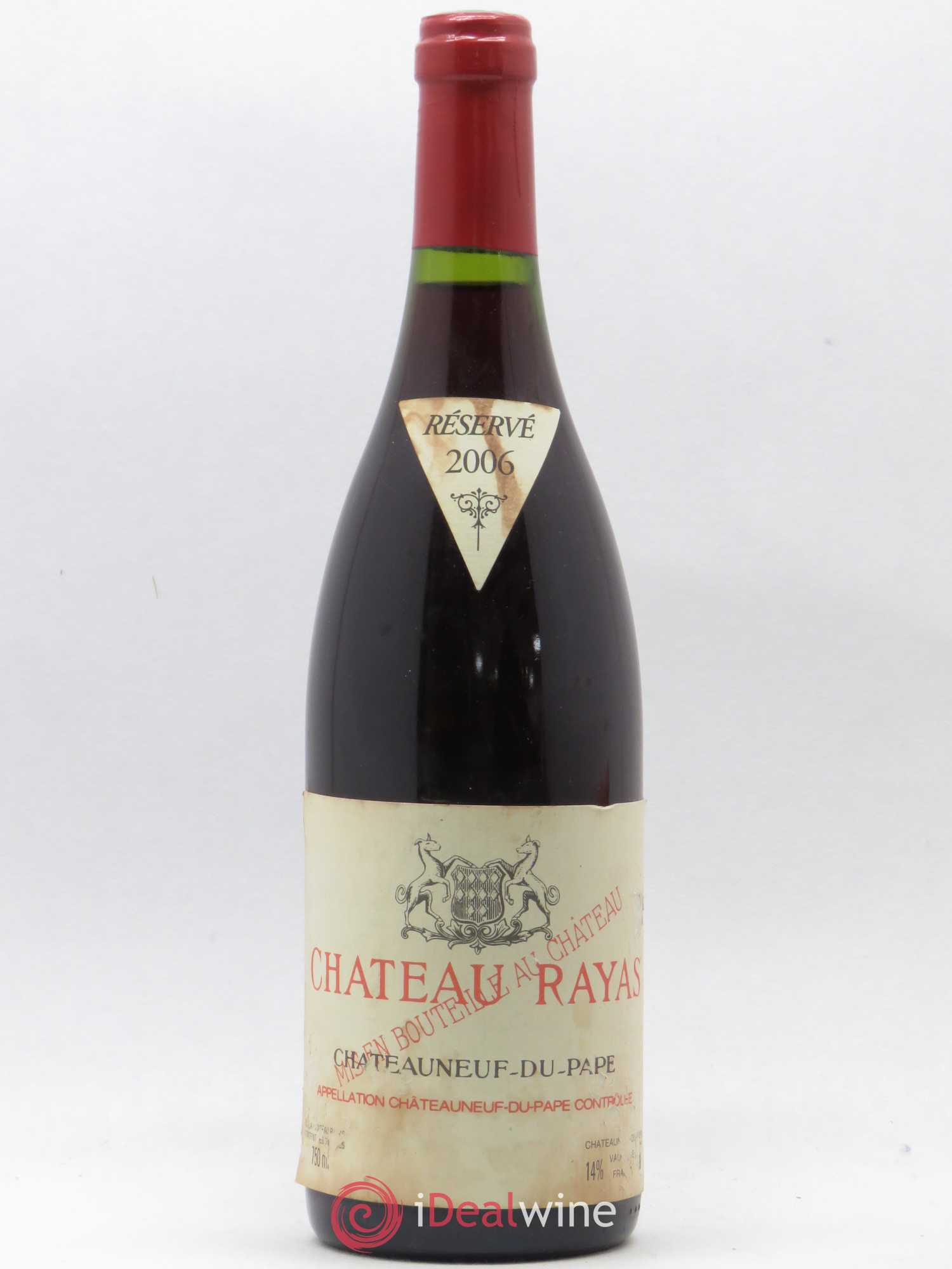 Châteauneuf-du-Pape Château Rayas Emmanuel Reynaud 2006 - Lot de 1 bouteille - 0