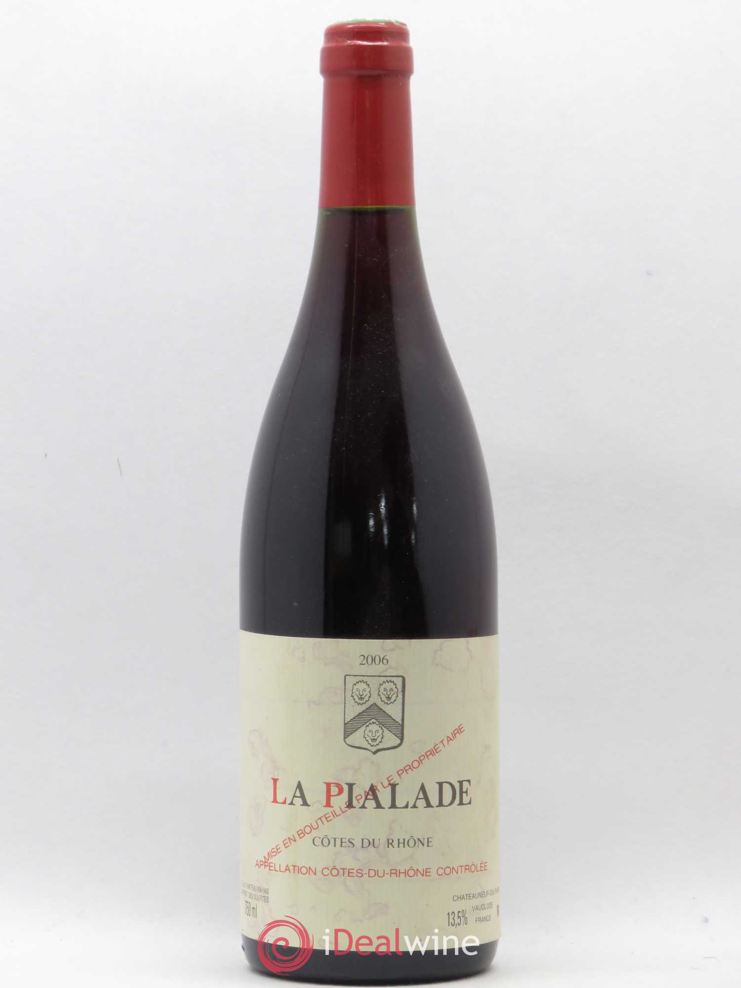 Côtes-du-Rhône La Pialade Emmanuel Reynaud 2006 - Lot de 1 bouteille - 0