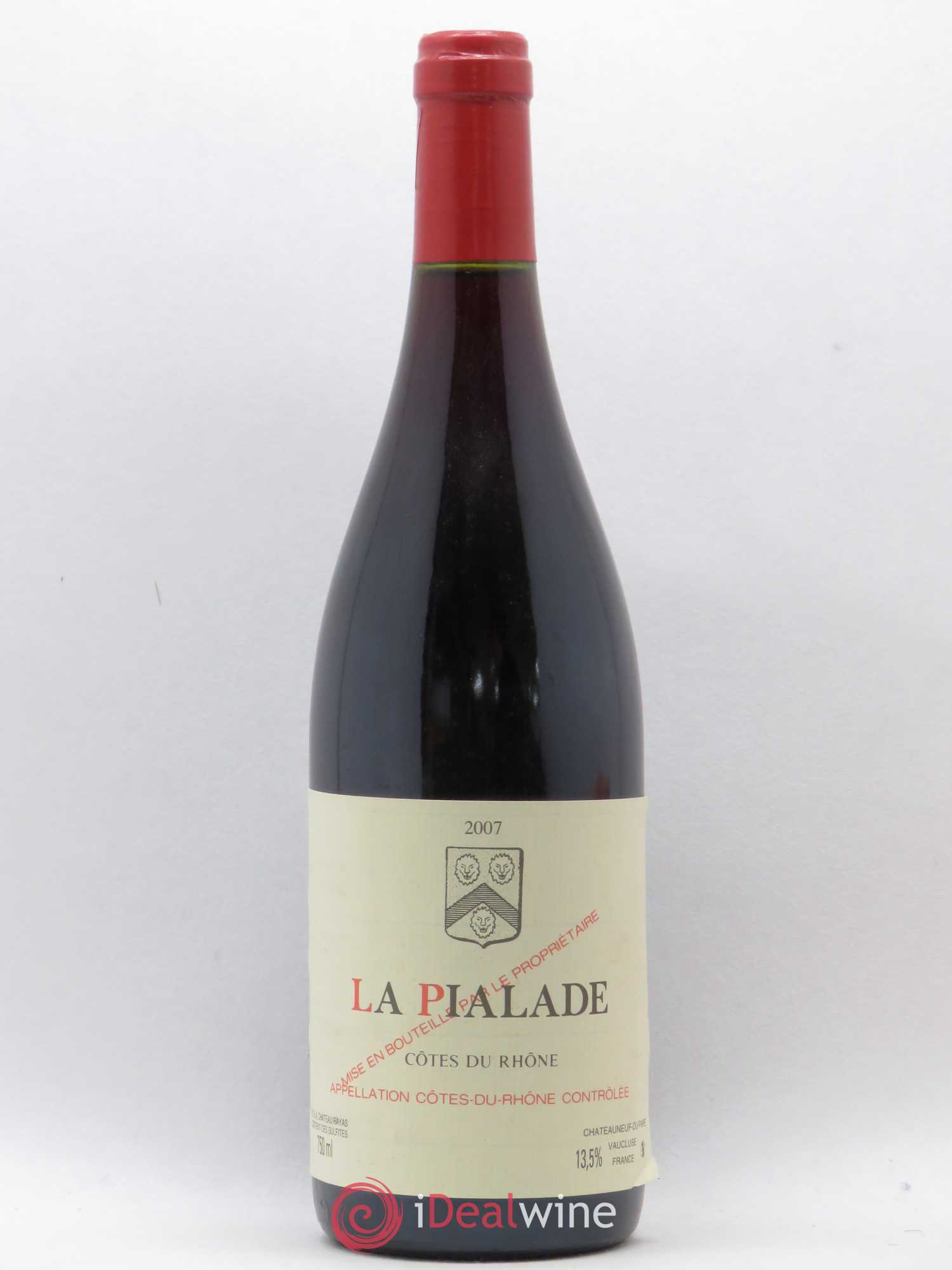 Côtes-du-Rhône La Pialade Emmanuel Reynaud 2007 - Lot de 1 bouteille - 0
