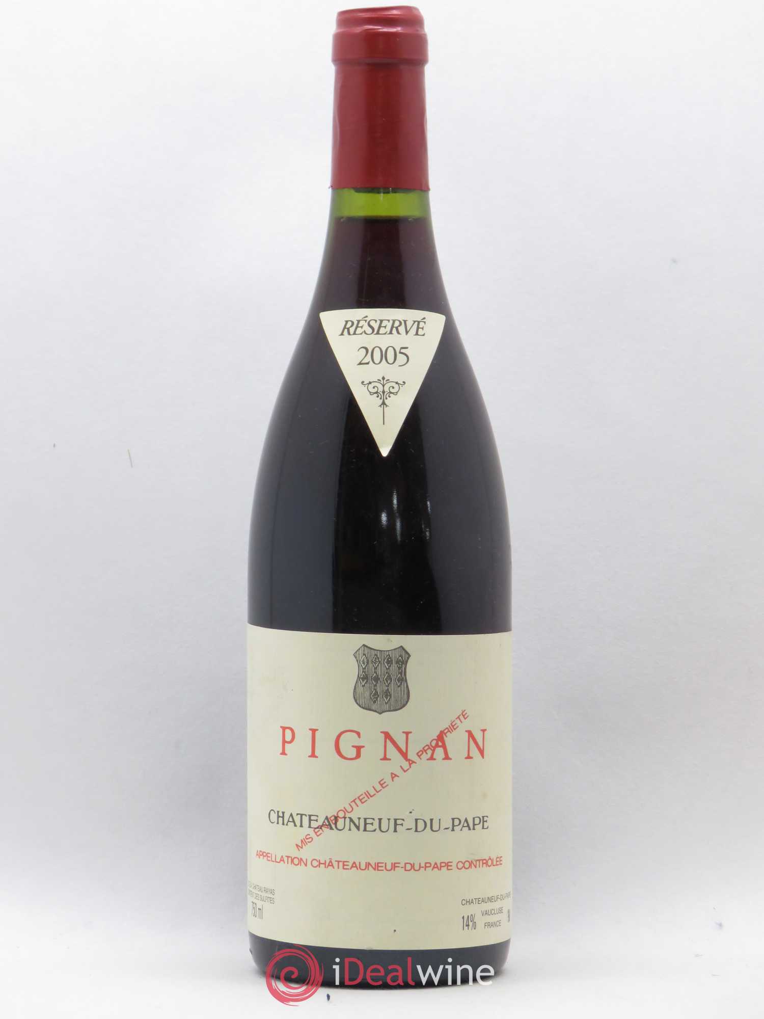 Châteauneuf-du-Pape Pignan Emmanuel Reynaud 2005 - Lot de 1 bouteille - 0
