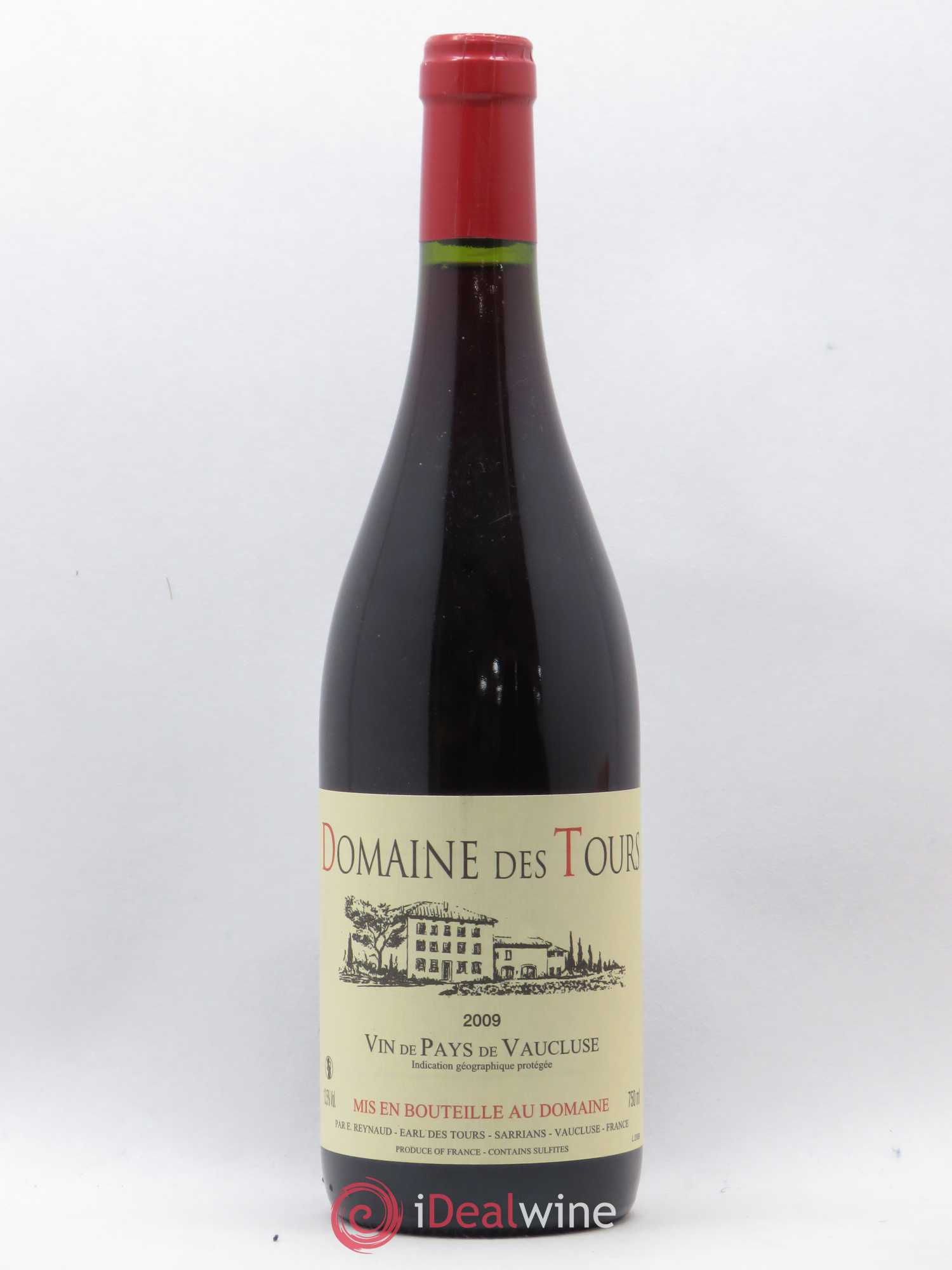 Vaucluse (Vin de Pays de Vaucluse) Domaine des Tours Emmanuel Reynaud 2009 - Lot de 1 bouteille - 0
