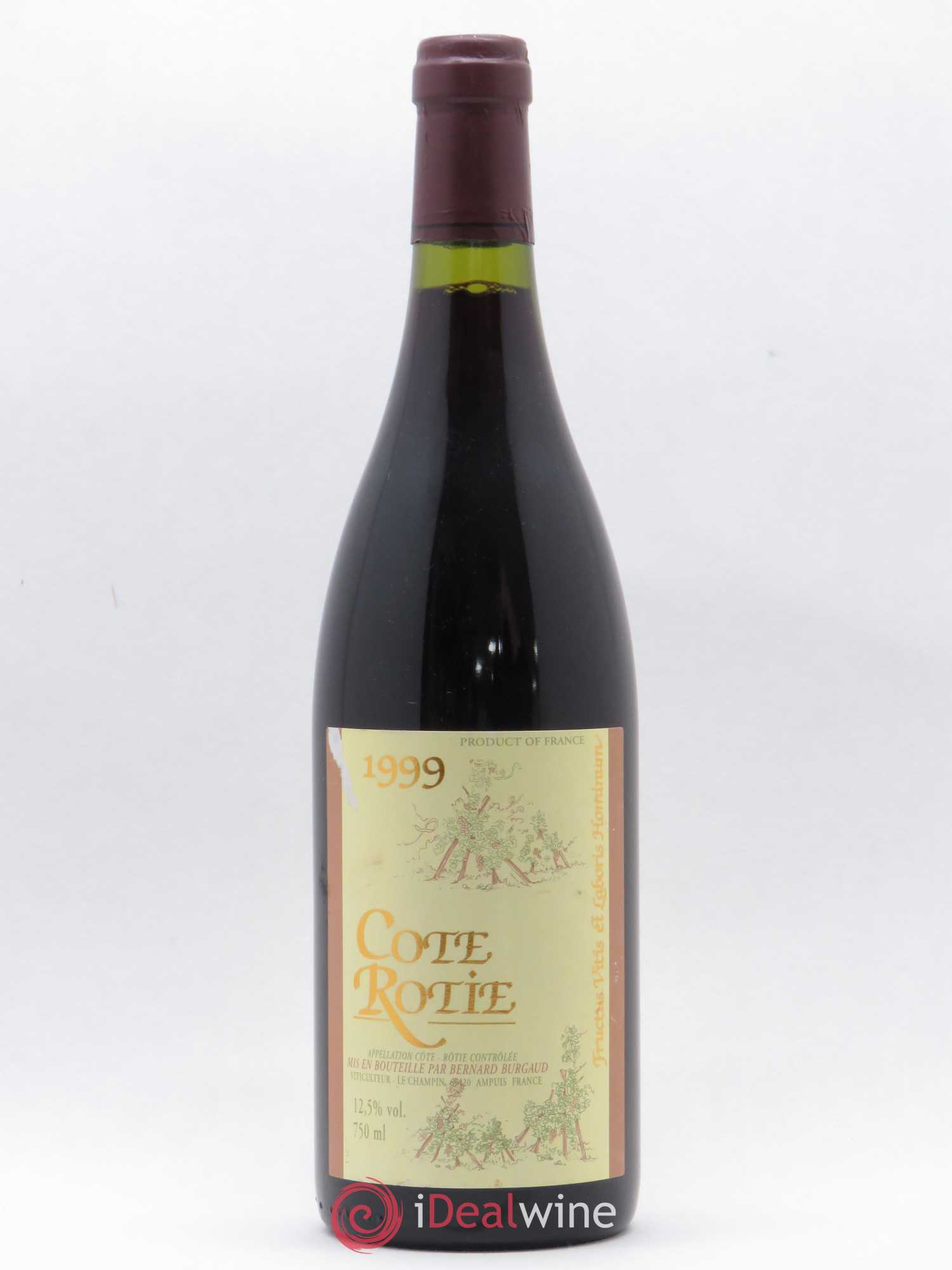 Côte-Rôtie Bernard Burgaud 1999 - Lot de 1 bouteille - 0