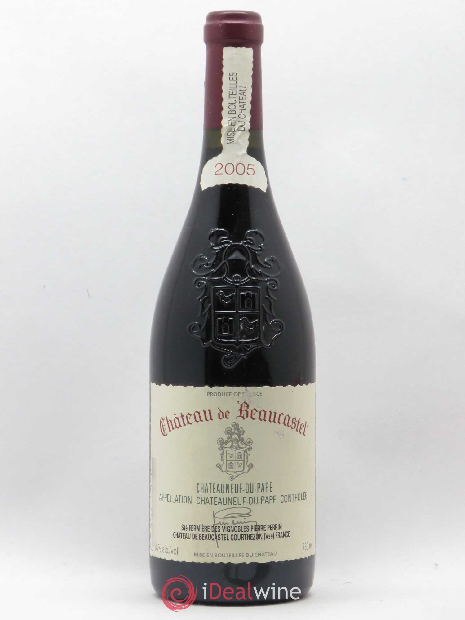 Châteauneuf-du-Pape Château de Beaucastel Famille Perrin 2005 - Lot de 1 bouteille - 0