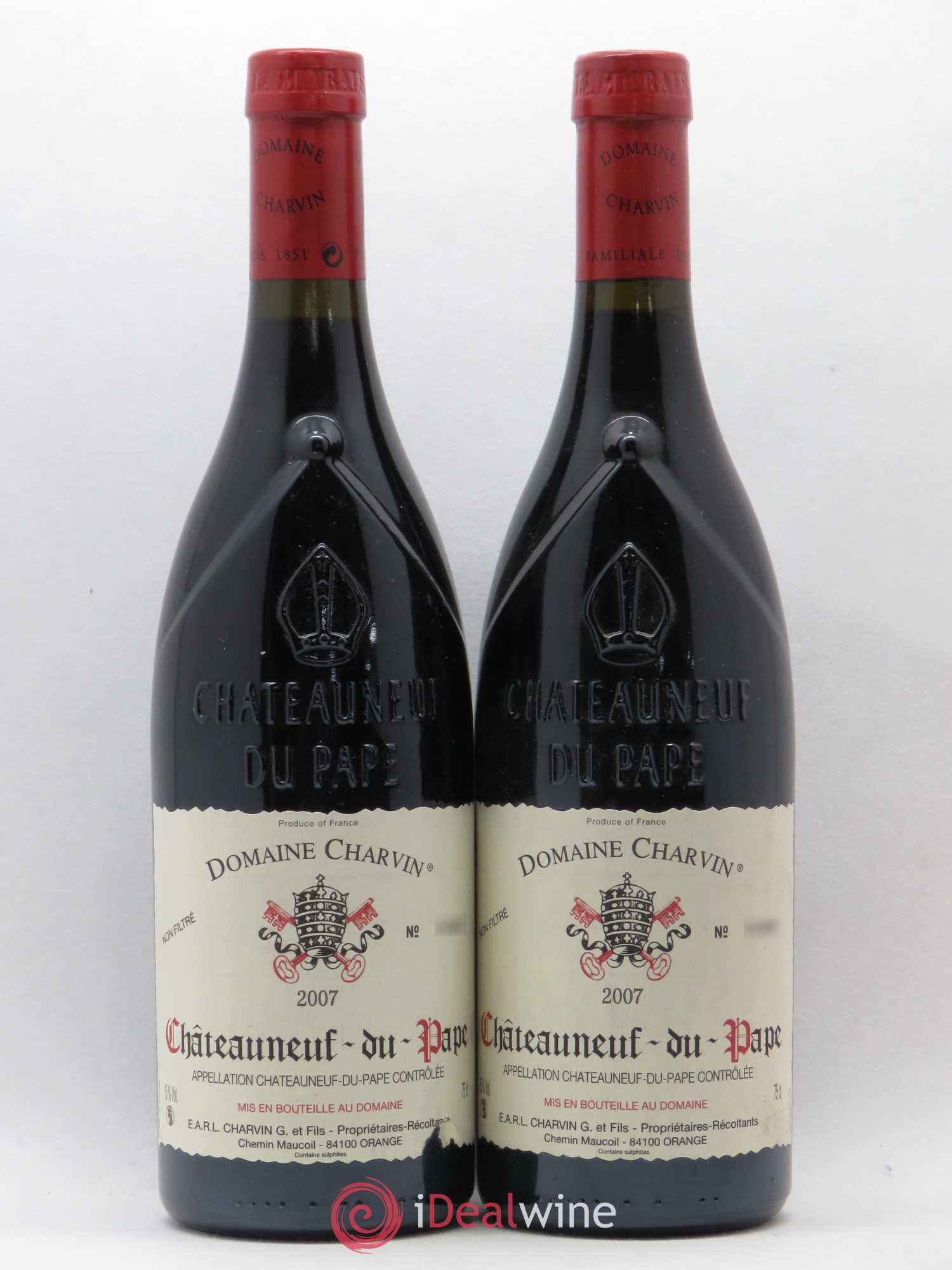 Châteauneuf-du-Pape Charvin (Domaine) 2007 - Lot de 2 bouteilles - 0