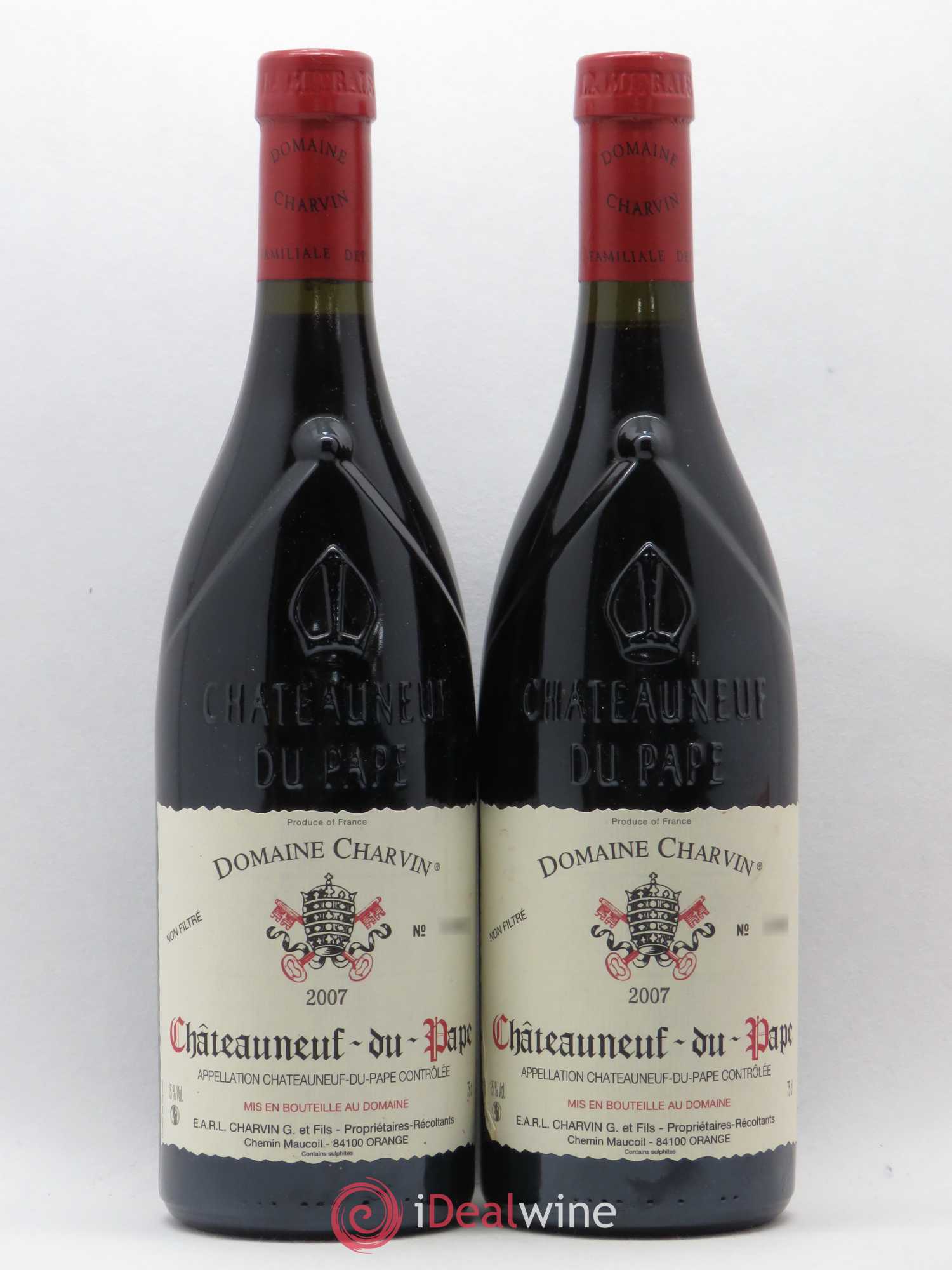Châteauneuf-du-Pape Charvin (Domaine) 2007 - Lot de 2 bouteilles - 0