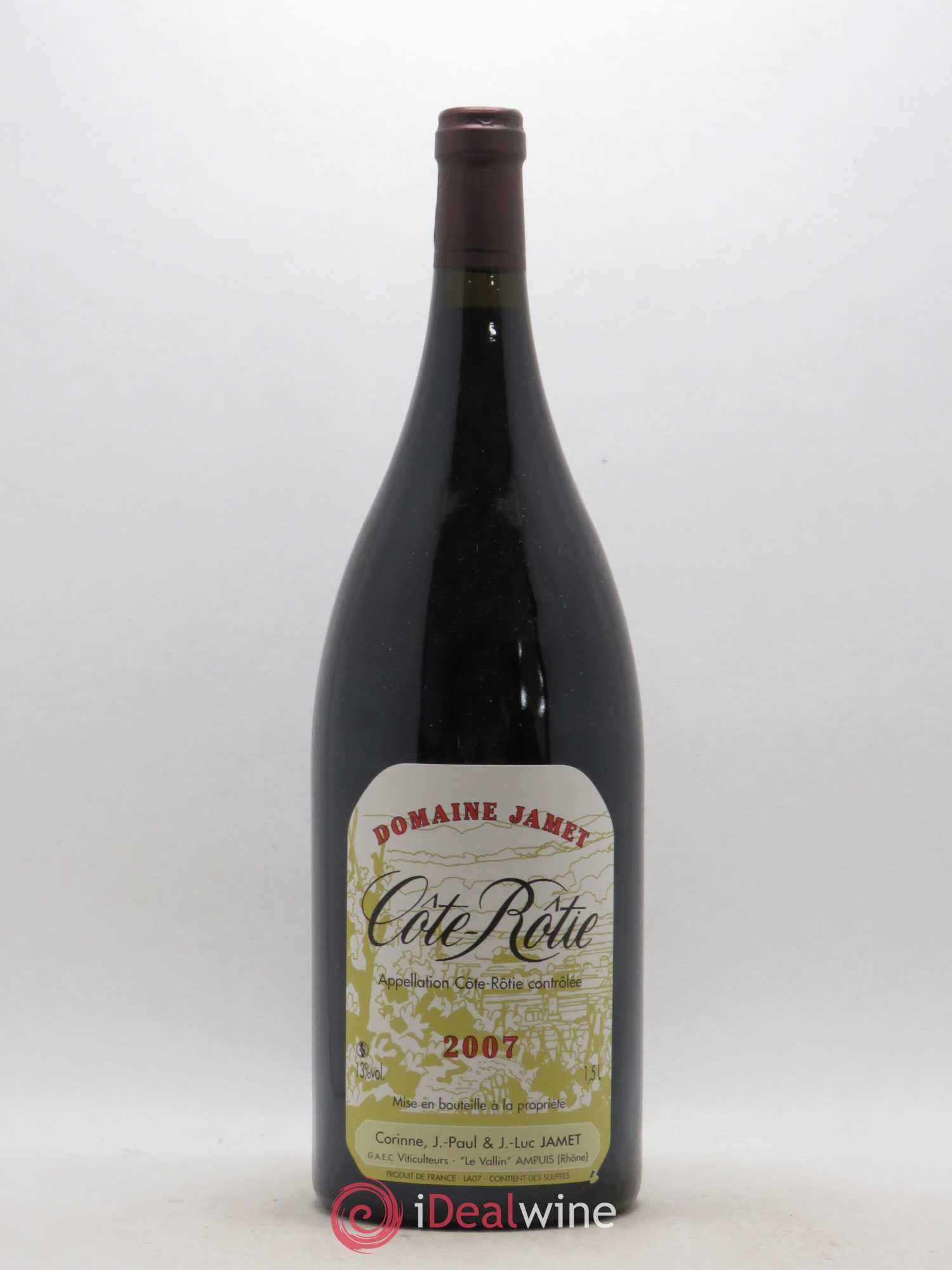 Côte-Rôtie Jamet (Domaine) 2007 - Lot de 1 magnum - 0