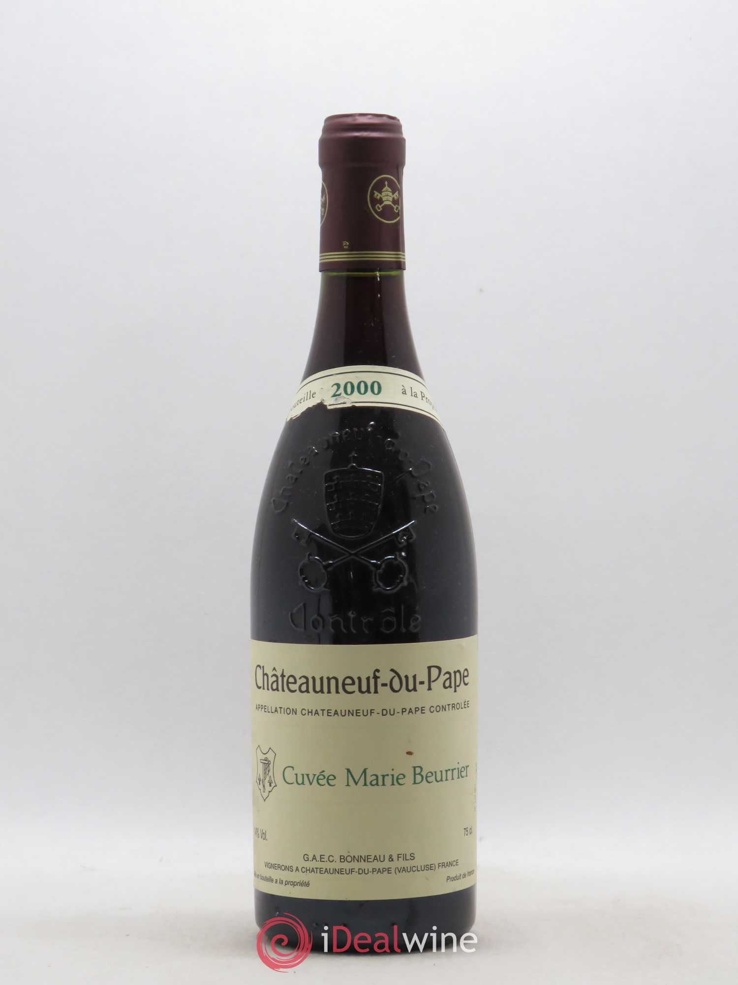 Châteauneuf-du-Pape Marie Beurrier Henri Bonneau & Fils 2000 - Lot de 1 bouteille - 0