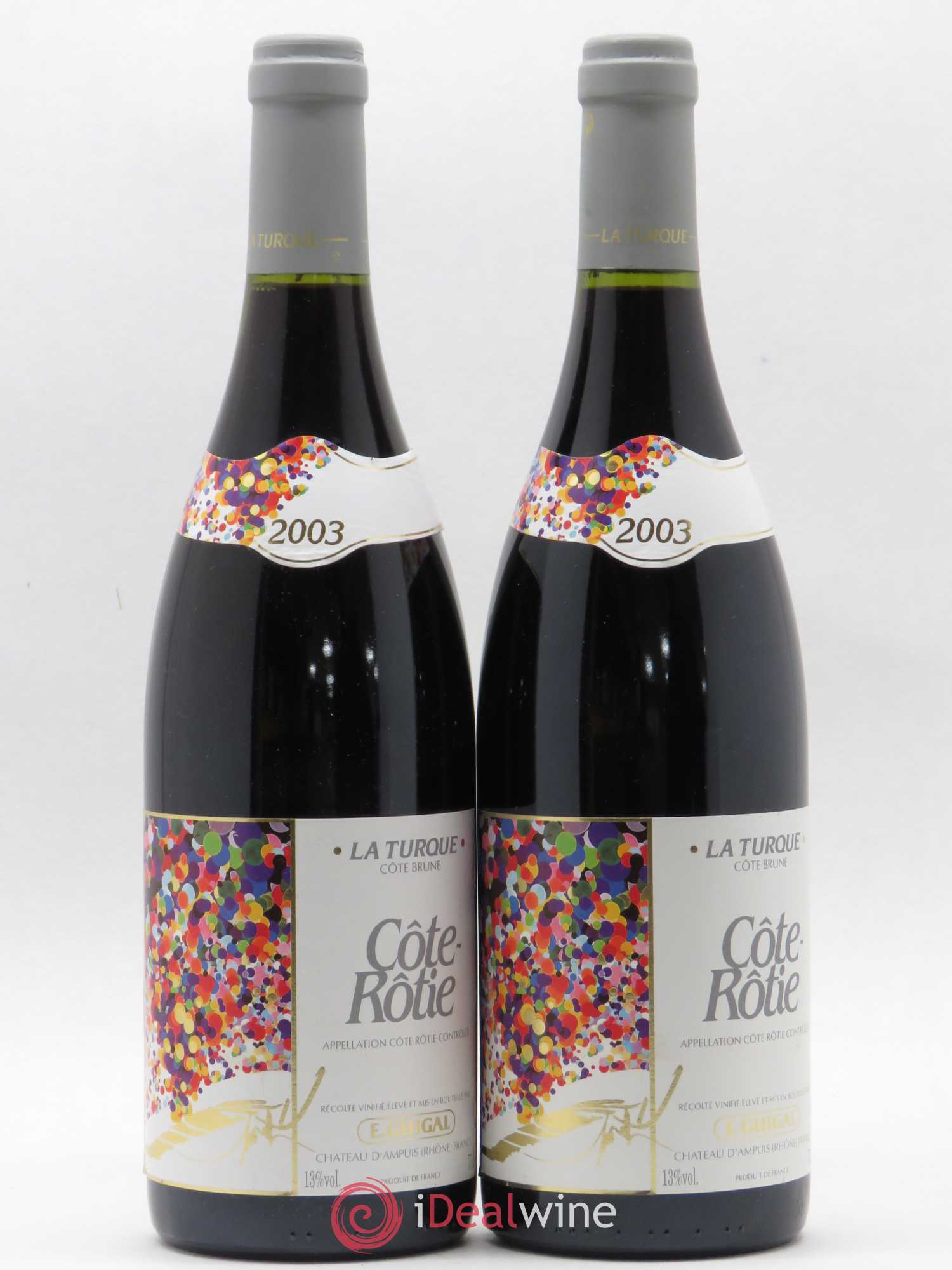 Côte-Rôtie La Turque Guigal 2003 - Lot de 2 bouteilles - 0