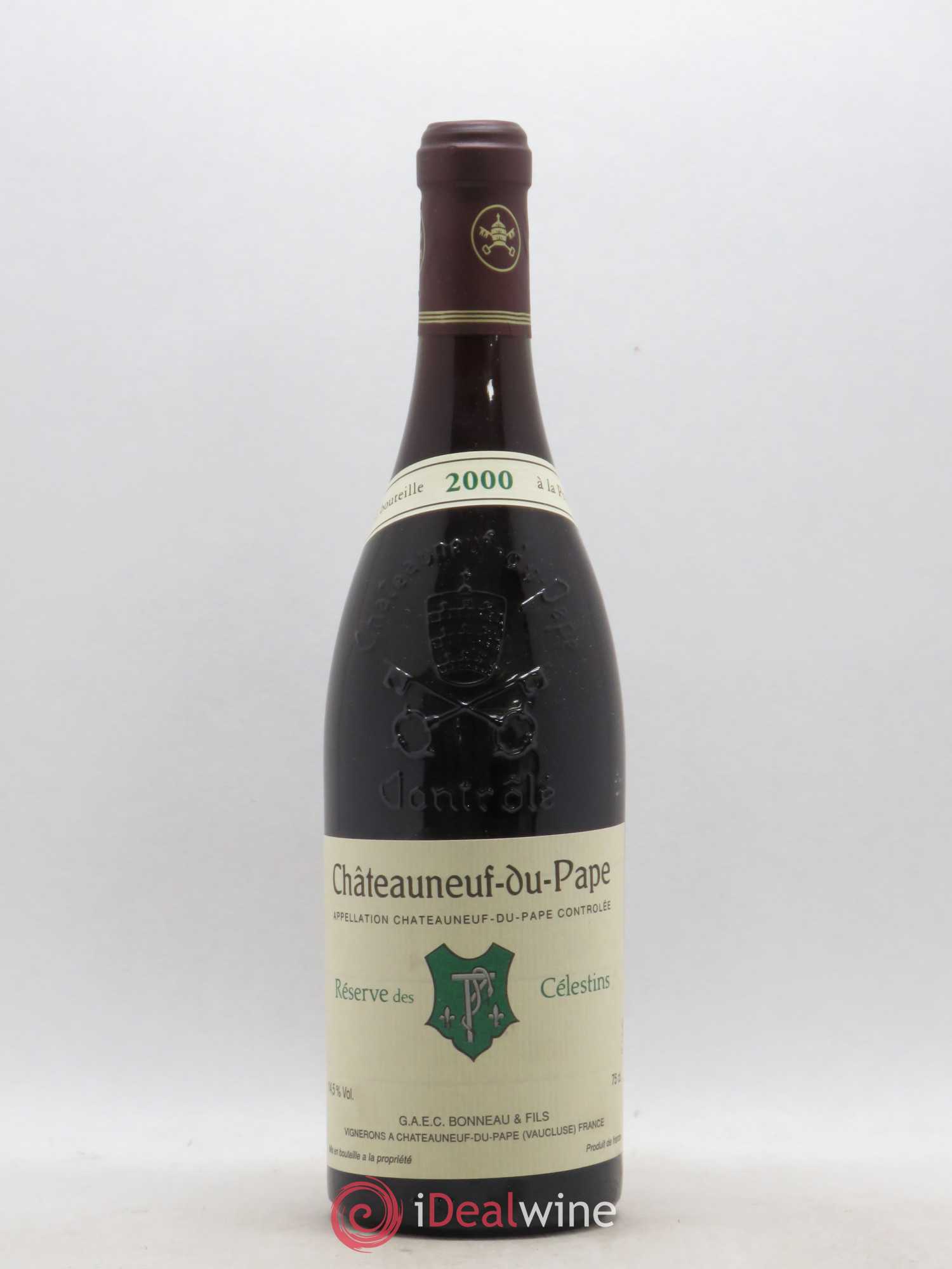 Châteauneuf-du-Pape Réserve des Célestins Henri Bonneau & Fils 2000 - Lot de 1 bouteille - 0