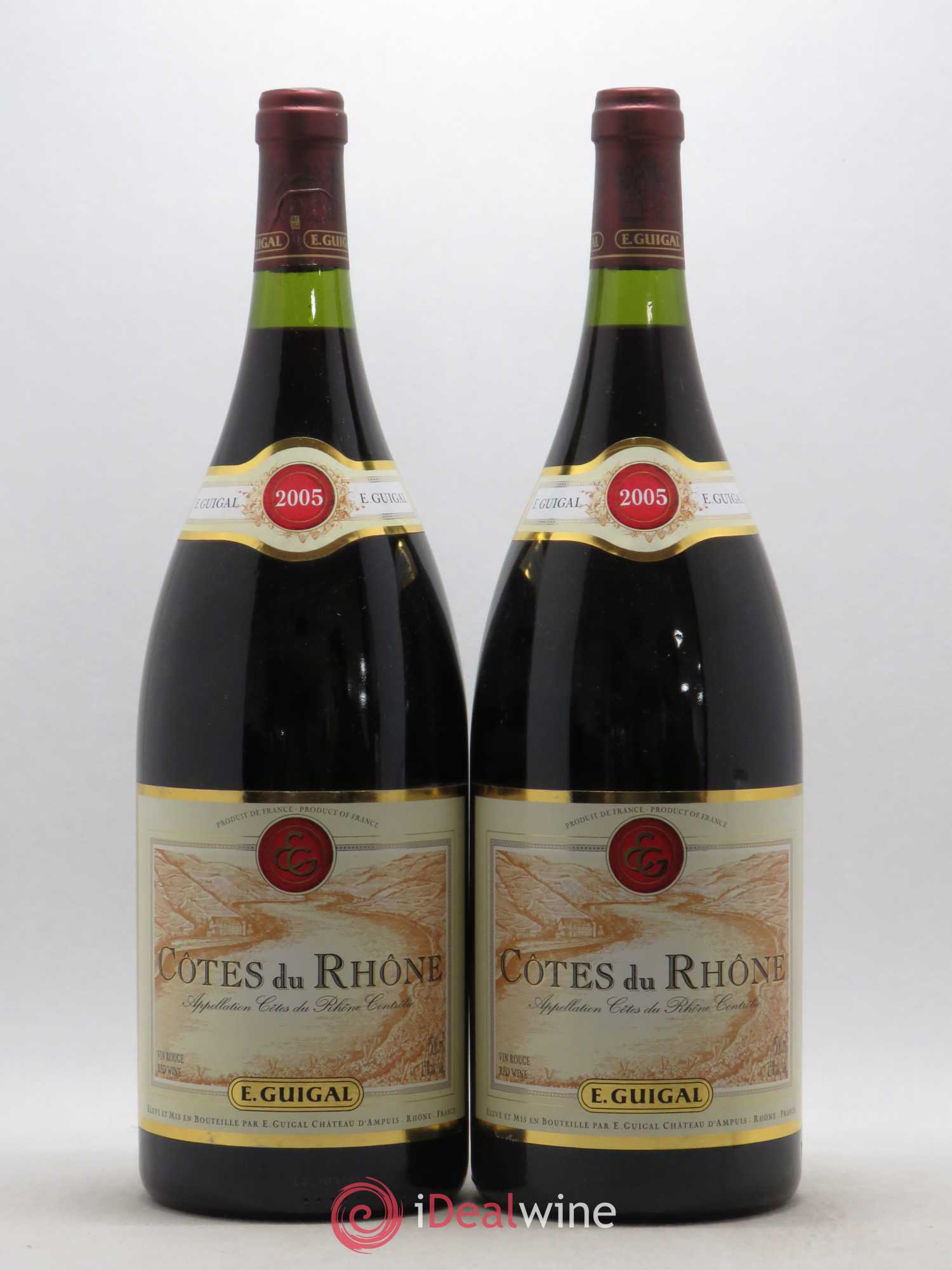 Côtes-du-Rhône Guigal 2005 - Lot de 2 magnums - 0