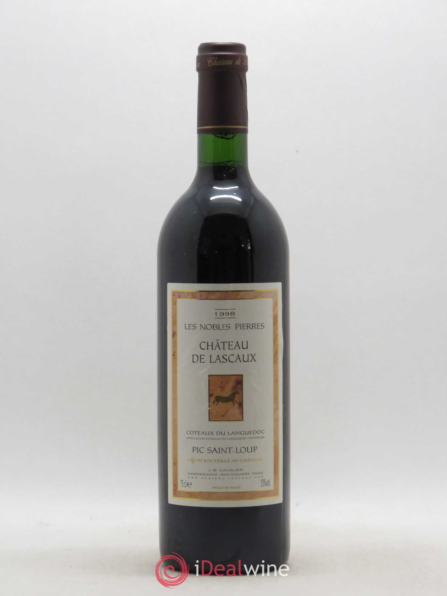 Coteaux du Languedoc Pic Saint Loup Les nobles pierres Château de Lascaux 1998 - Posten von 1 Flasche - 0