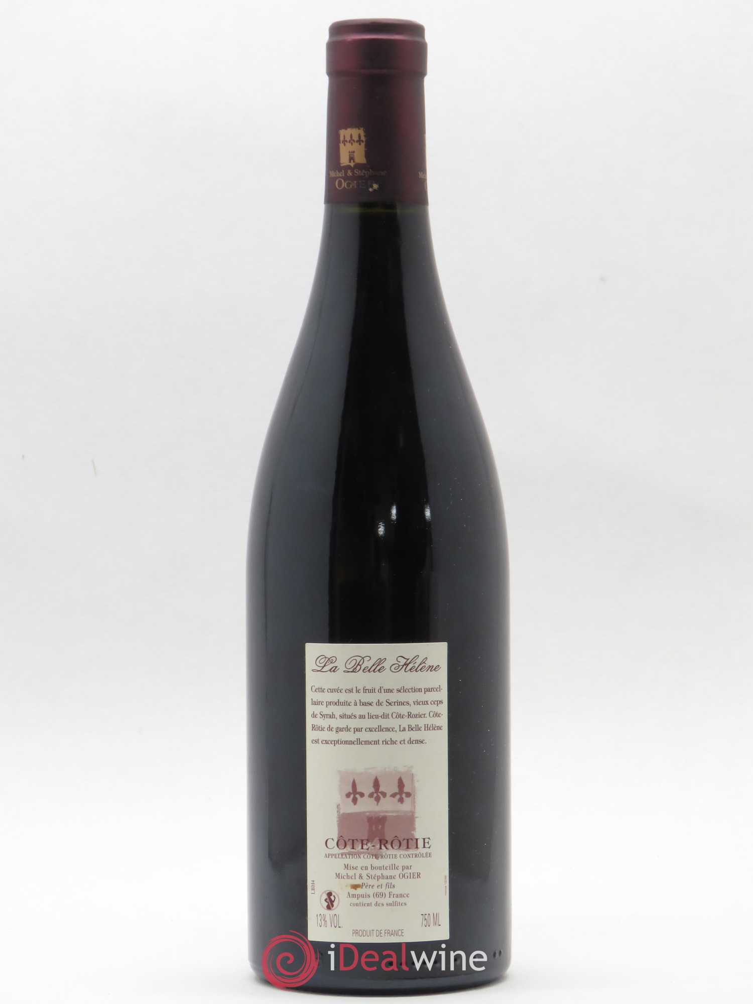 Côte-Rôtie La Belle Hélène Stéphane Ogier Côte Rozier 2005 - Lot de 1 bouteille - 1