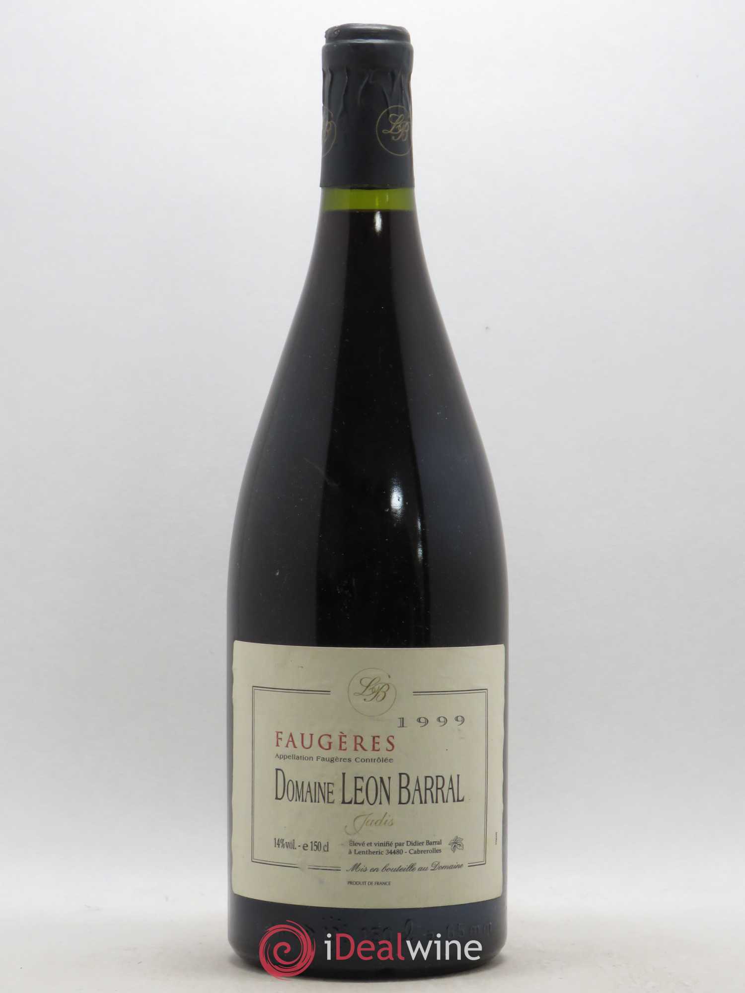 Faugères Jadis Domaine Léon Barral 1999 - Lot de 1 magnum - 0