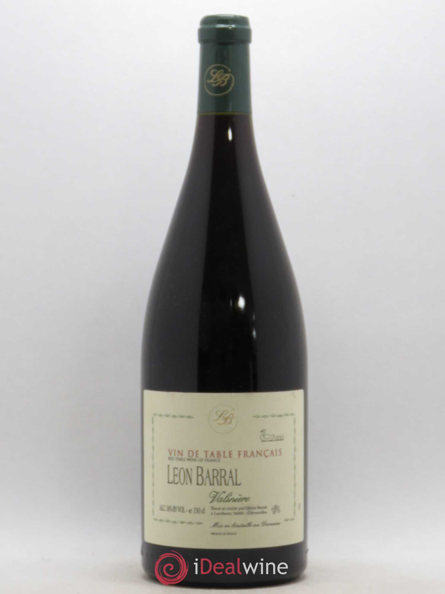 Vin de table français Valinière Léon Barral 2000 - Posten von 1 Magnum - 0
