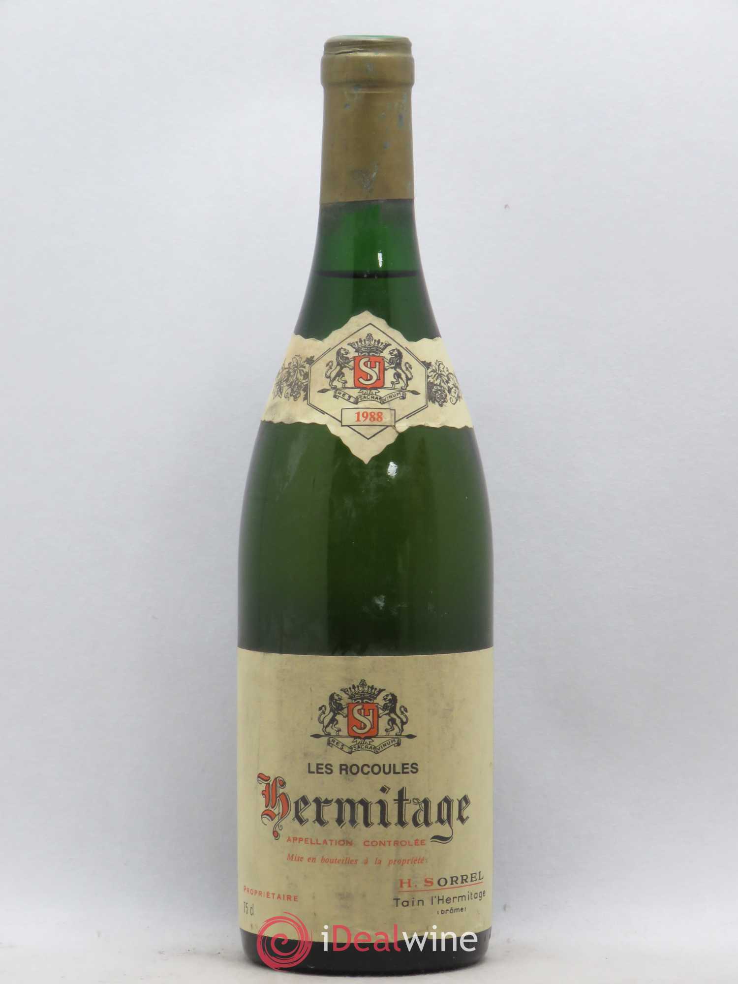Hermitage Les Rocoules Marc Sorrel 1988 - Lot de 1 bouteille - 0