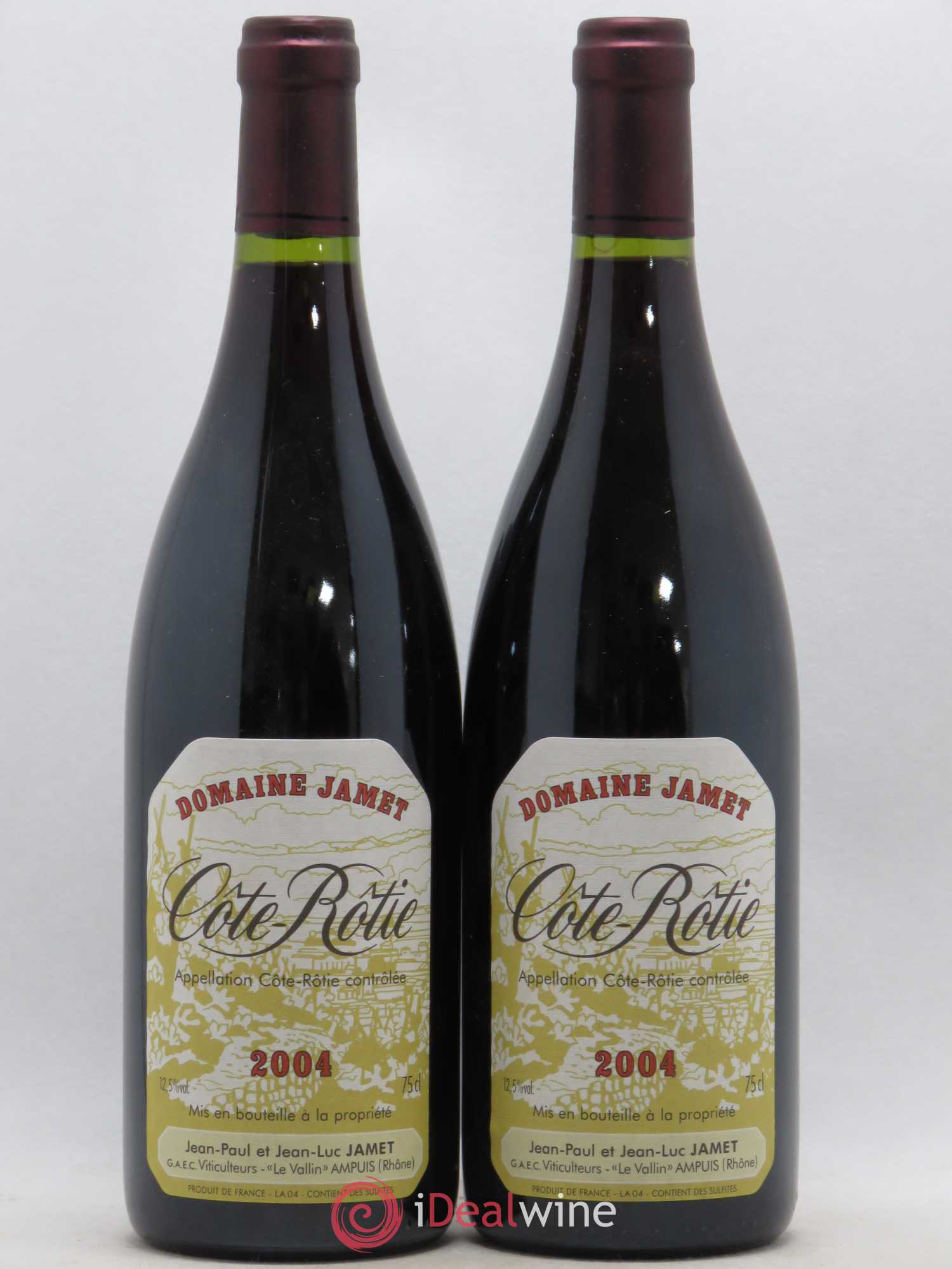 Côte-Rôtie Jamet (Domaine) 2004 - Lot de 2 bouteilles - 0
