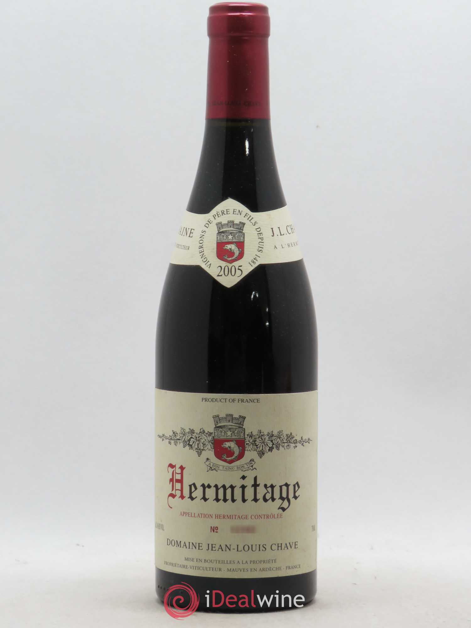 Hermitage Jean-Louis Chave 2005 - Lot de 1 bouteille - 0