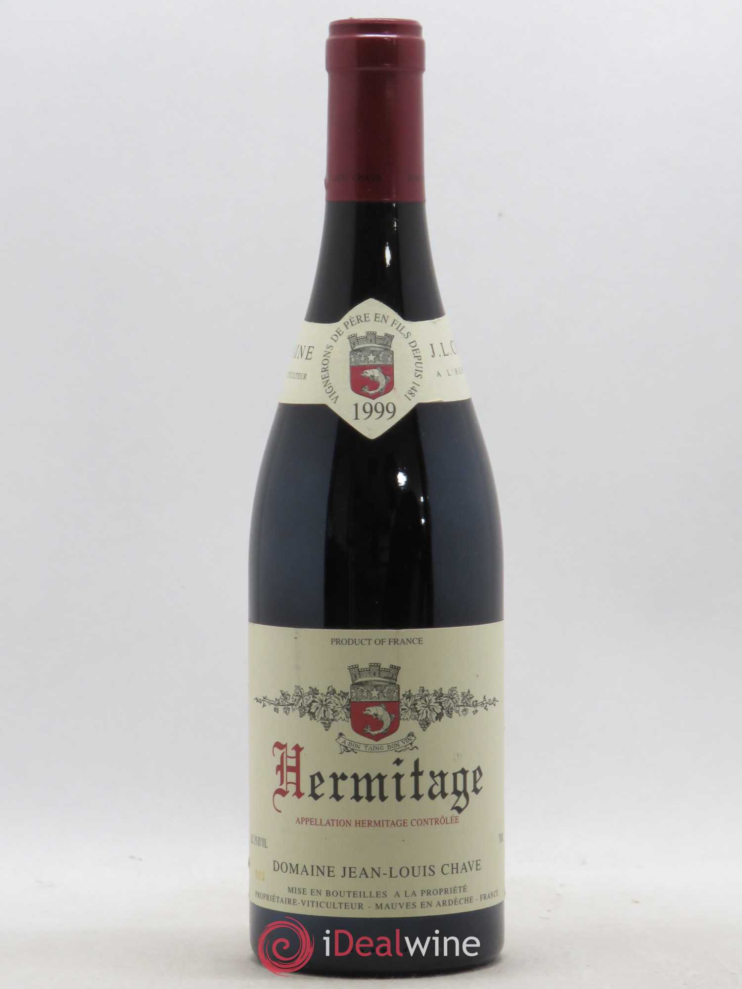 Hermitage Jean-Louis Chave 1999 - Lot de 1 bouteille - 0