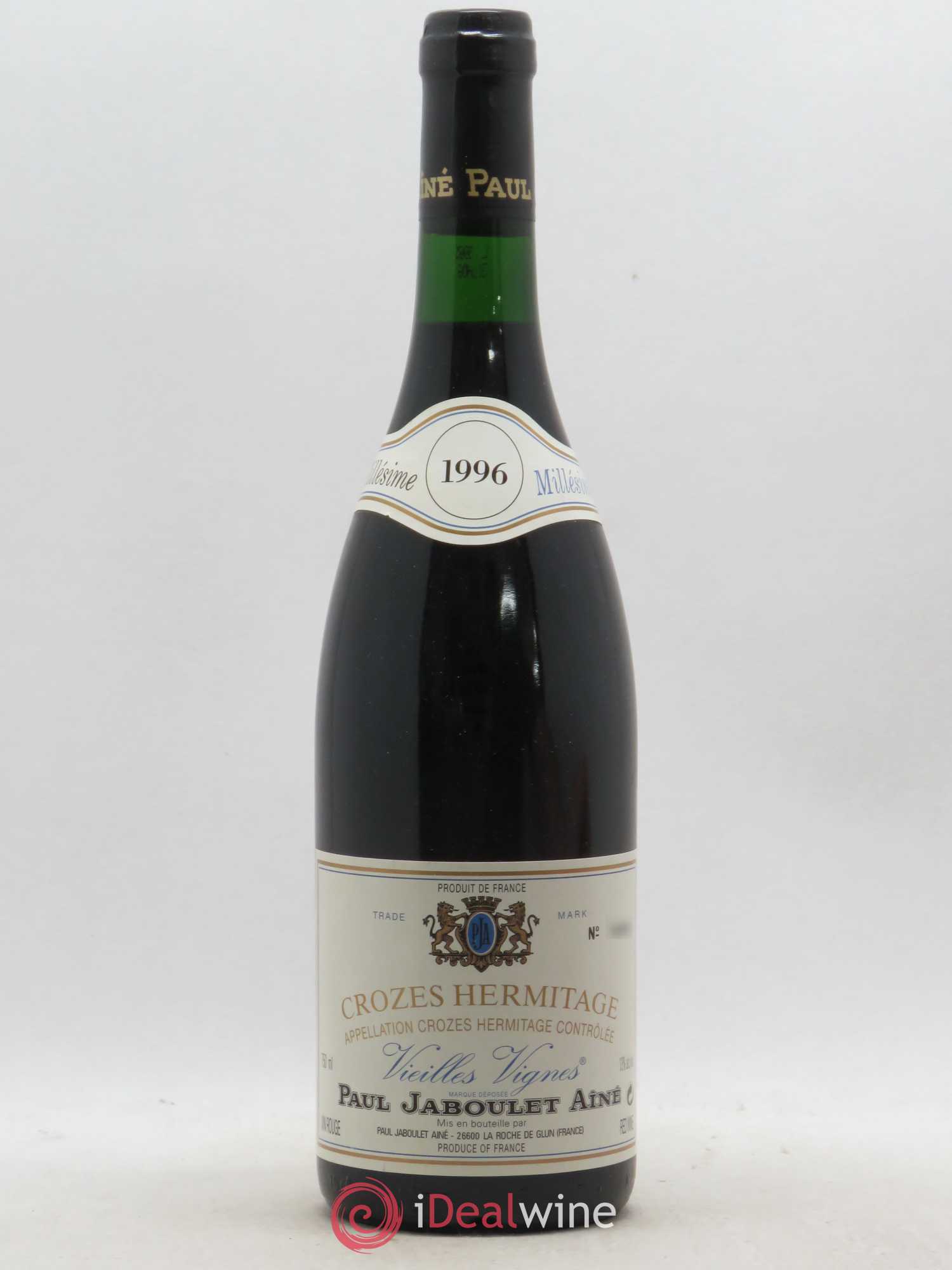 Crozes-Hermitage Vieilles vignes Domaine Jaboulet 1996 - Posten von 1 Flasche - 0