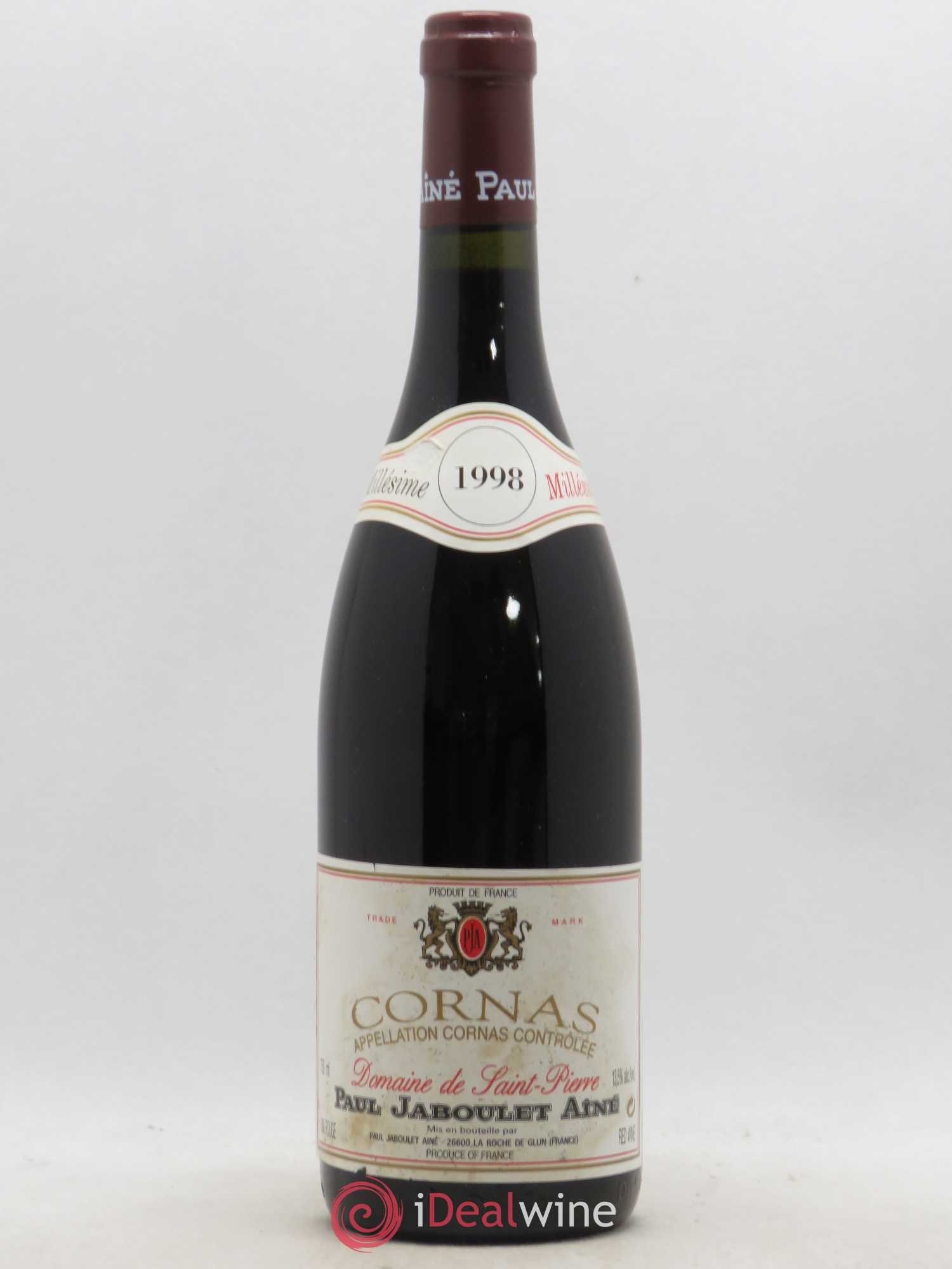 Cornas Paul Jaboulet Ainé Domaine de Saint-Pierre 1998 - Lot de 1 bouteille - 0