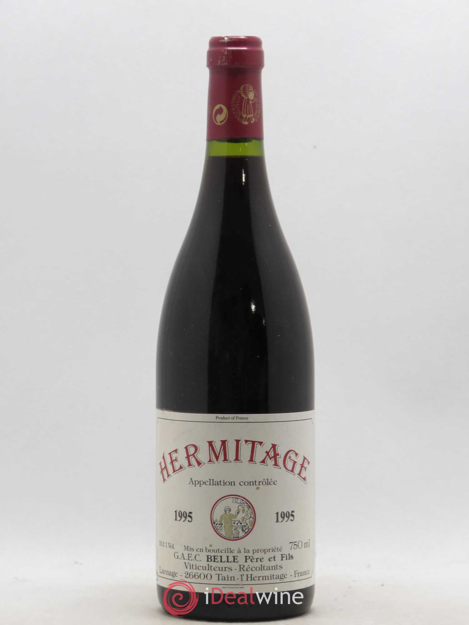 Hermitage Domaine Belle 1995 - Lot de 1 bouteille - 0