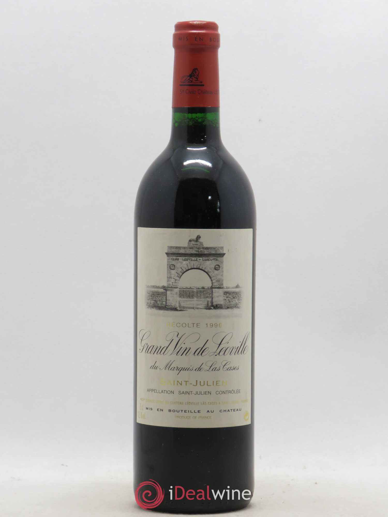 Château Léoville Las Cases 2ème Grand Cru Classé 1996 - Lot de 1 bouteille - 0