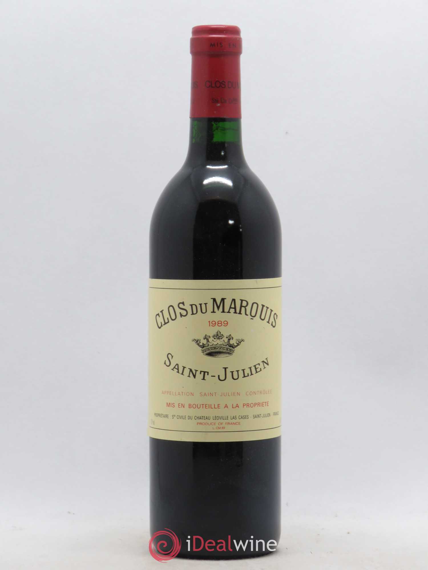 Clos du Marquis 1989 - Lot de 1 bouteille - 0