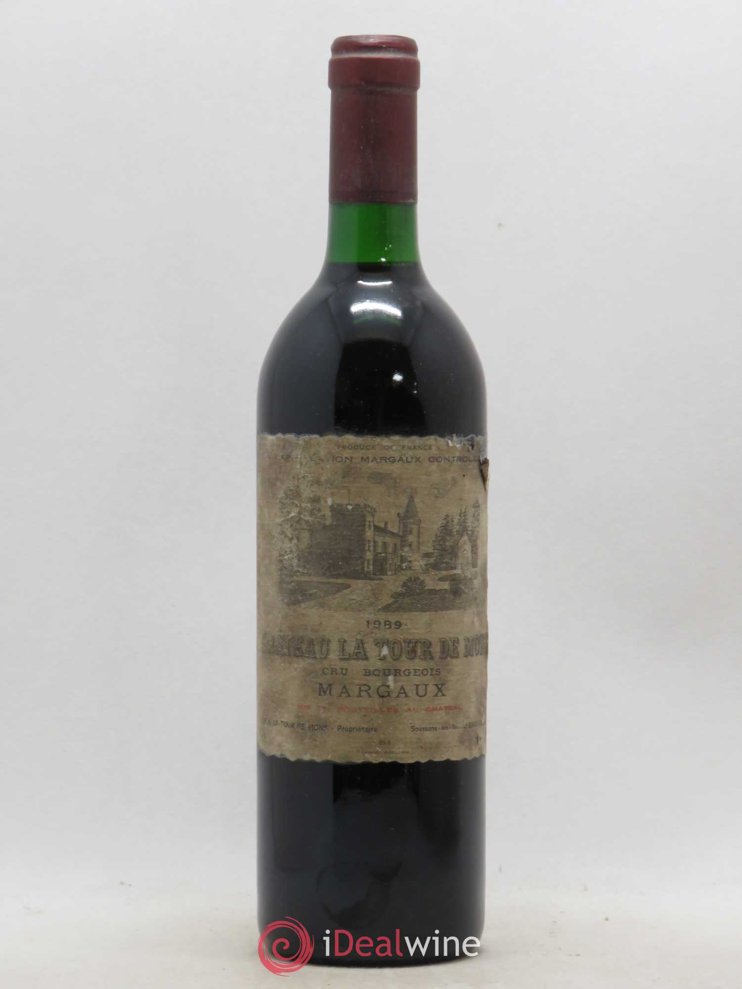 Château la Tour de Mons Cru Bourgeois 1989 - Lot de 1 bouteille - 0