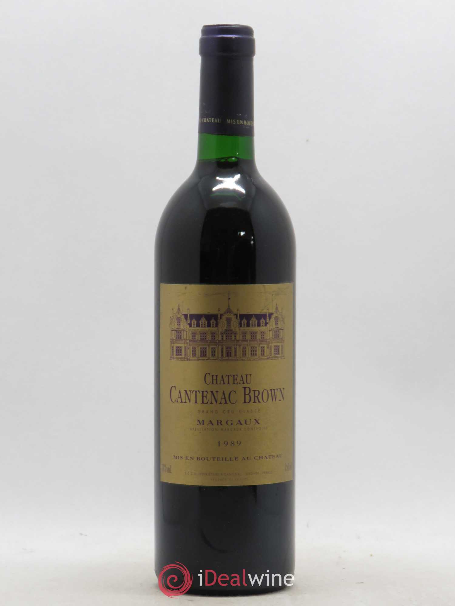 Château Cantenac Brown 3ème Grand Cru Classé 1989 - Lot de 1 bouteille - 0