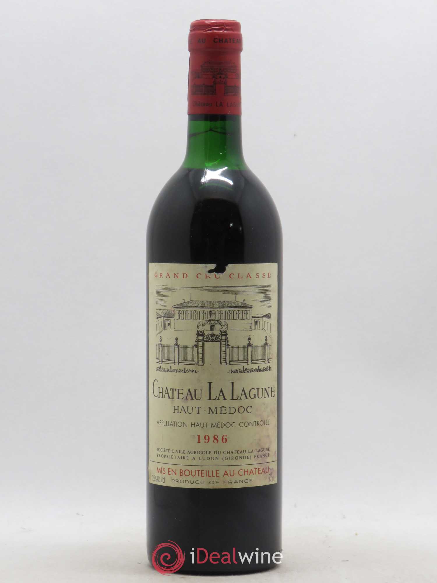 Château la Lagune 3ème Grand Cru Classé 1986 - Lot de 1 bouteille - 0