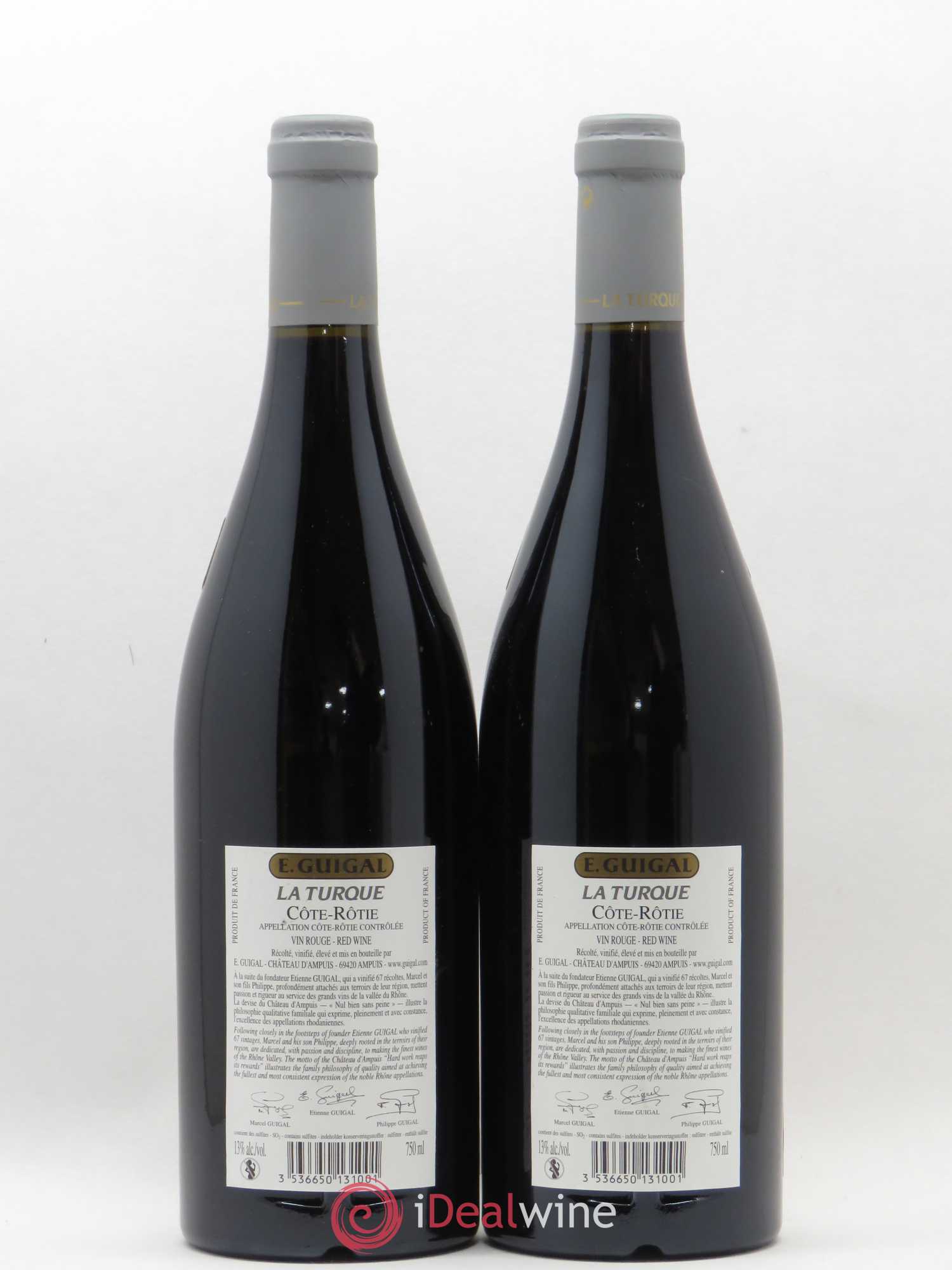 Côte-Rôtie La Turque Guigal 2005 - Lot de 2 bouteilles - 1