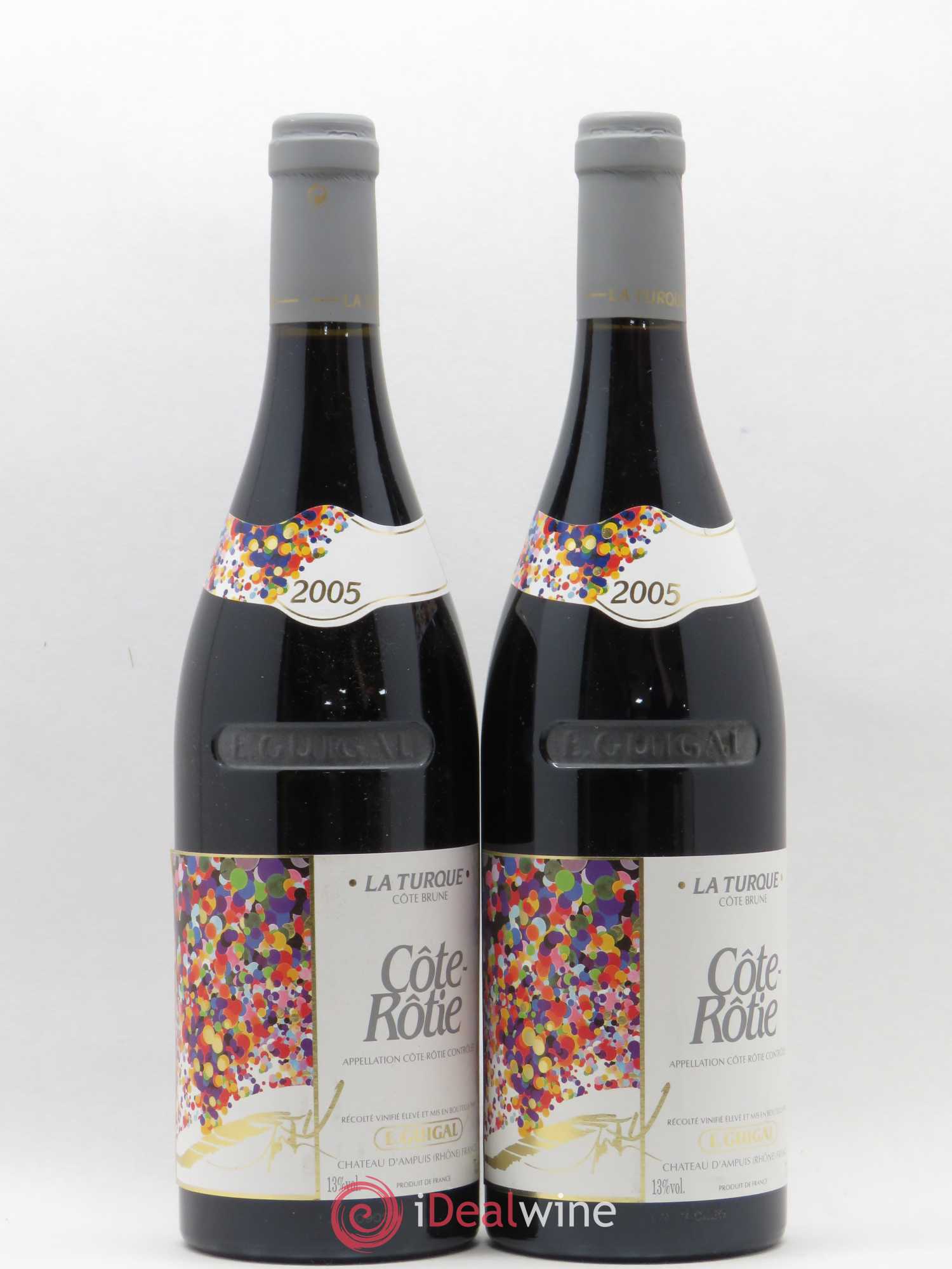 Côte-Rôtie La Turque Guigal 2005 - Lot de 2 bouteilles - 0