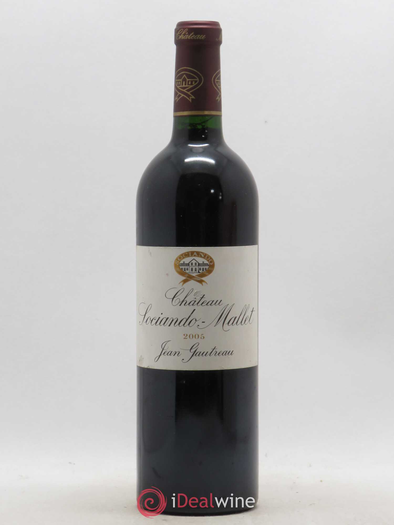 Château Sociando Mallet 2005 - Lot de 1 bouteille - 0