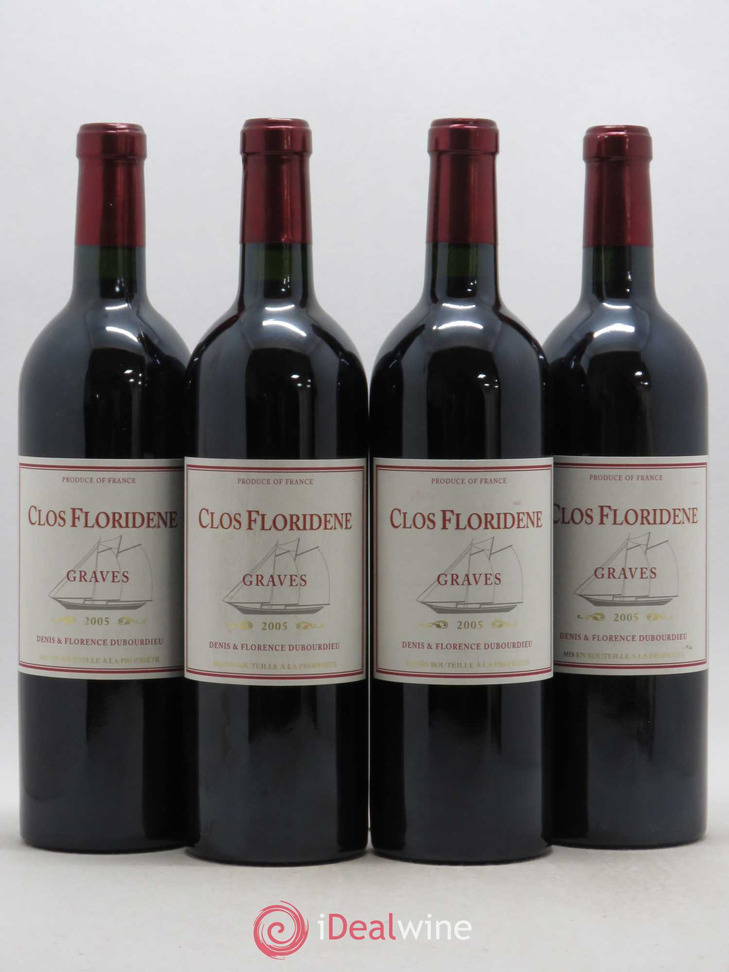 Clos Floridène 2005 - Lot de 4 bouteilles - 0