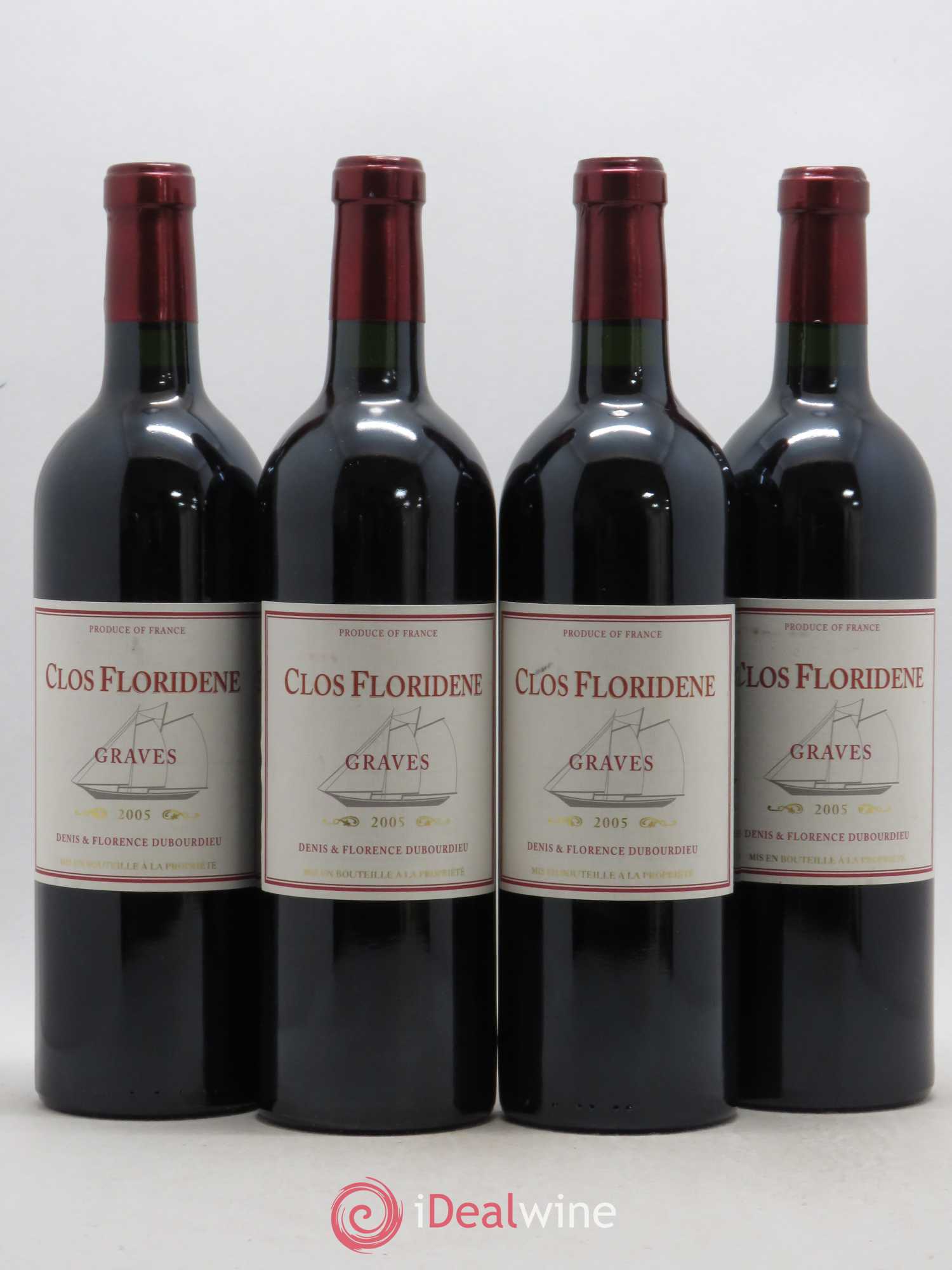 Clos Floridène 2005 - Lot de 4 bouteilles - 0