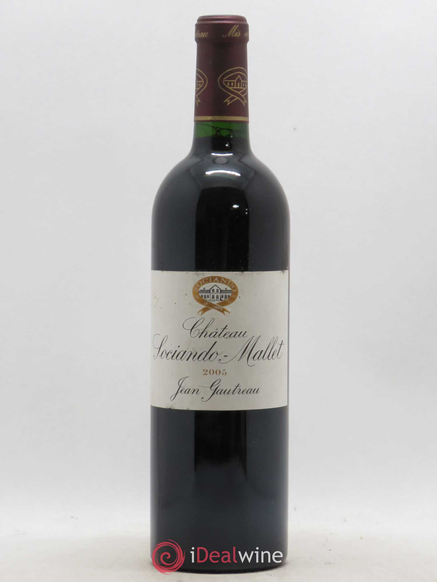Château Sociando Mallet 2005 - Lot de 1 bouteille - 0
