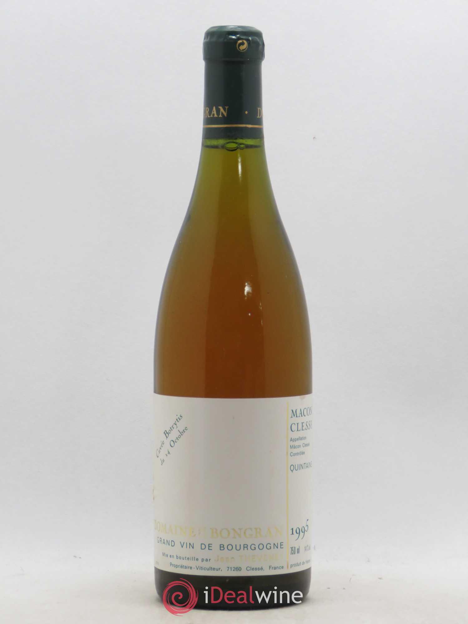 Mâcon Cuvée Botrytis Domaine de la Bongran (J.Thevenet) Mâcon Clessé 1995 - Lotto di 1 bottiglia - 0