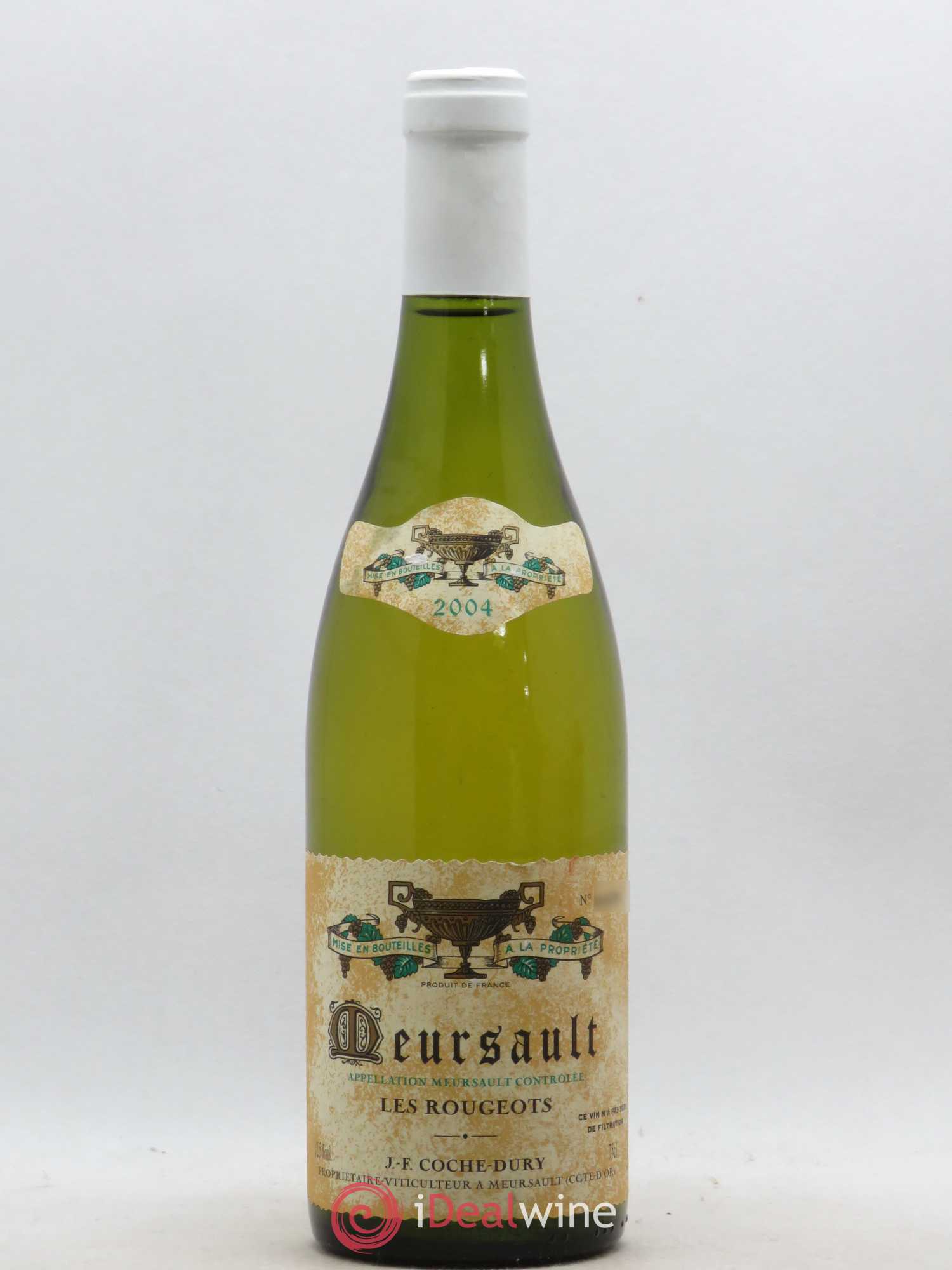 Meursault Les Rougeots Coche Dury (Domaine) 2004 - Lot de 1 bouteille - 0
